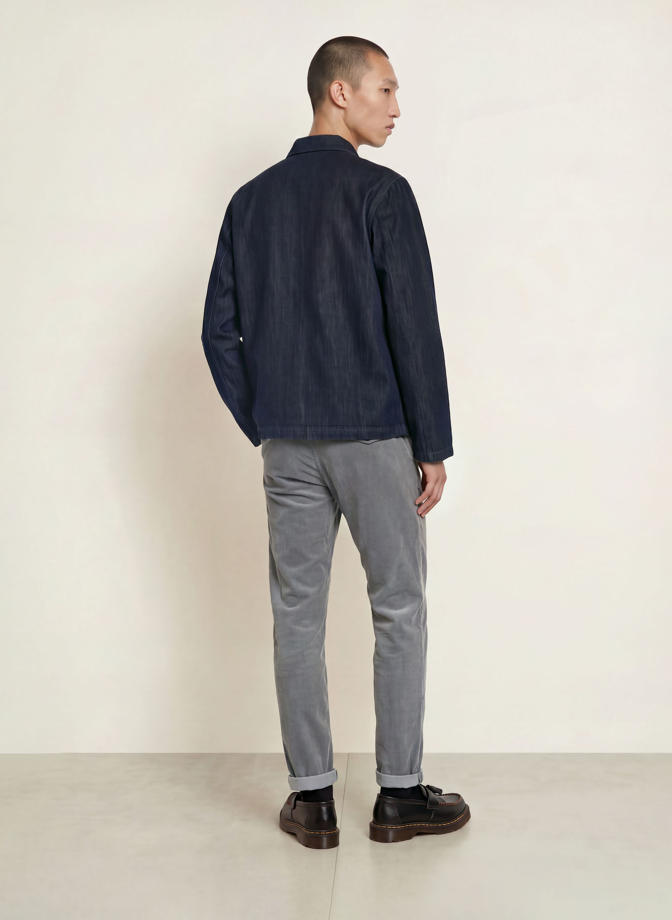 MOS MOSH Gallery MMGHUNT Cord Pants, Regular Fit: GRAY