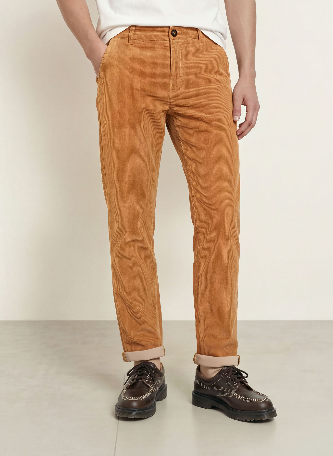 MOS MOSH Gallery Cordbyxor MMGHUNT Regular Fit: BRUN