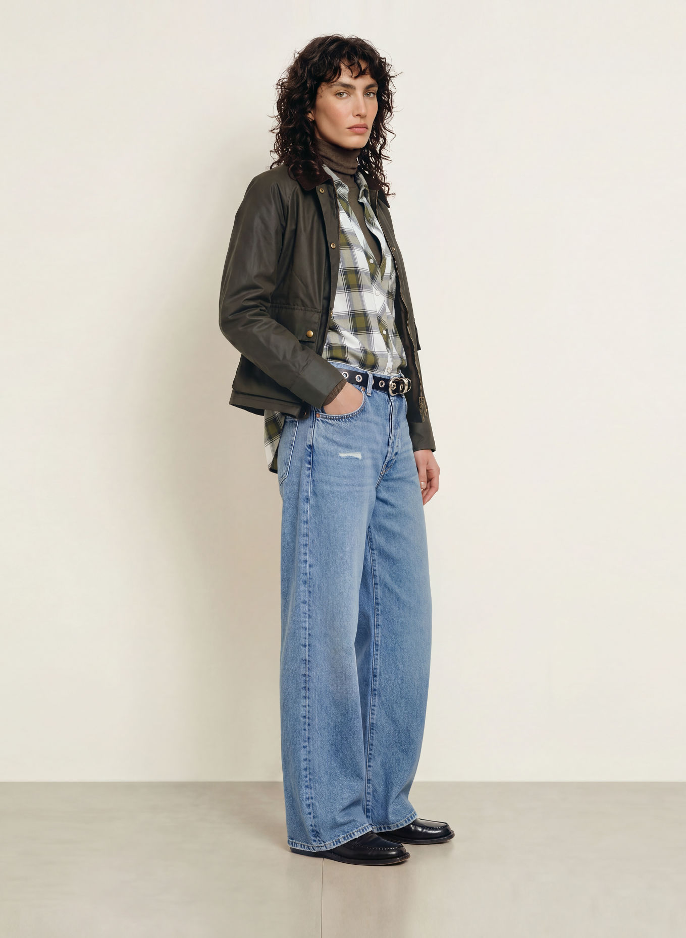 Rails Jean wide leg BELMONT: 8539 AUTHENTIC STONE