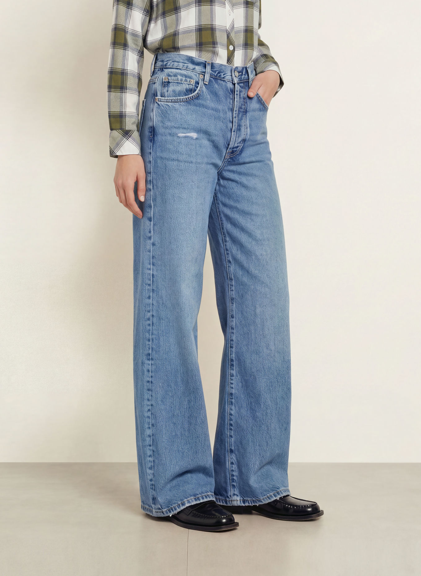 Rails Jean wide leg BELMONT: 8539 AUTHENTIC STONE