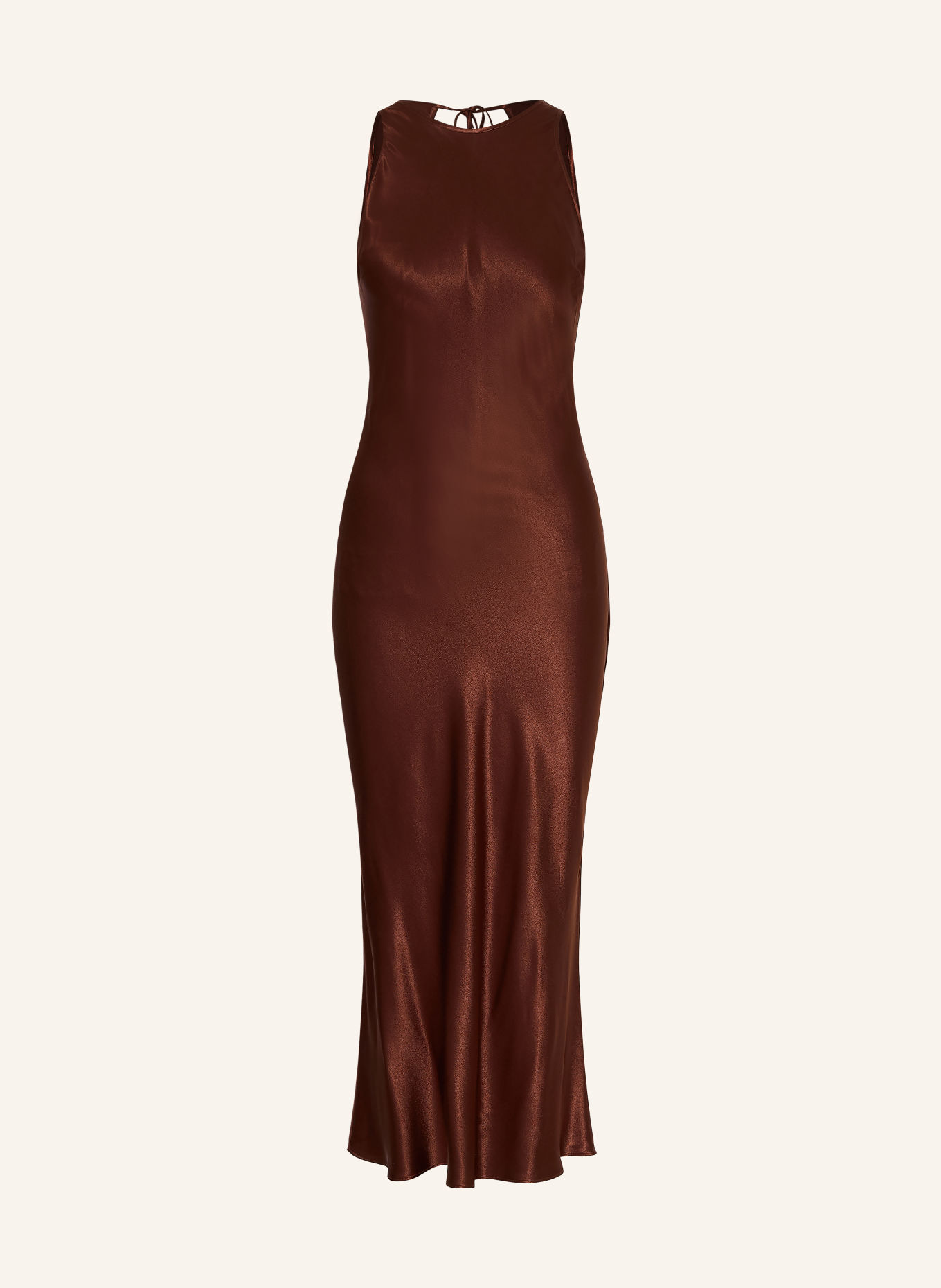 Rails SOLENE Satin Dress: BROWN