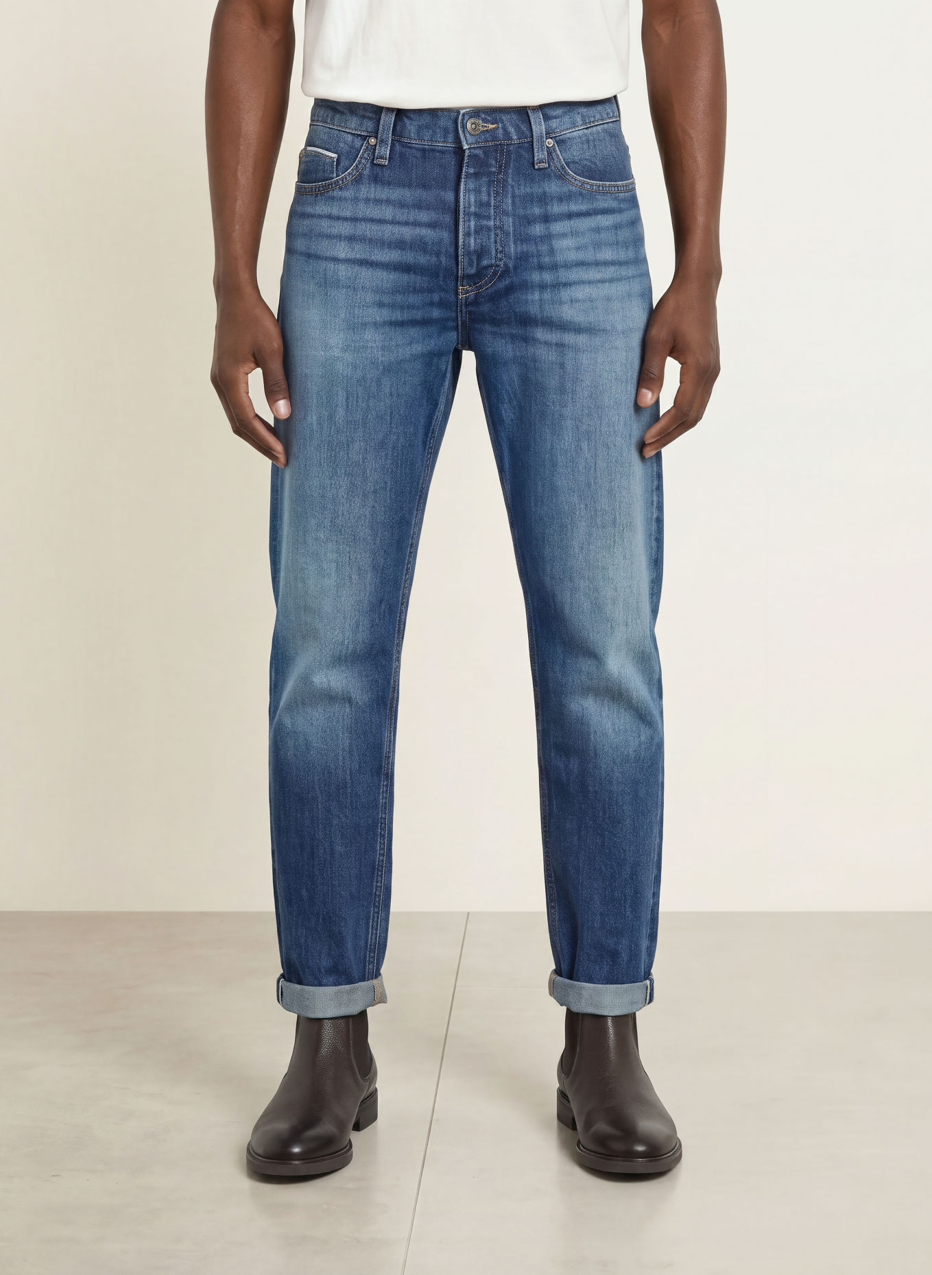 MOS MOSH Gallery Jeans MMGANDREW MILANO Regular Fit: 410 BLUE DENIM