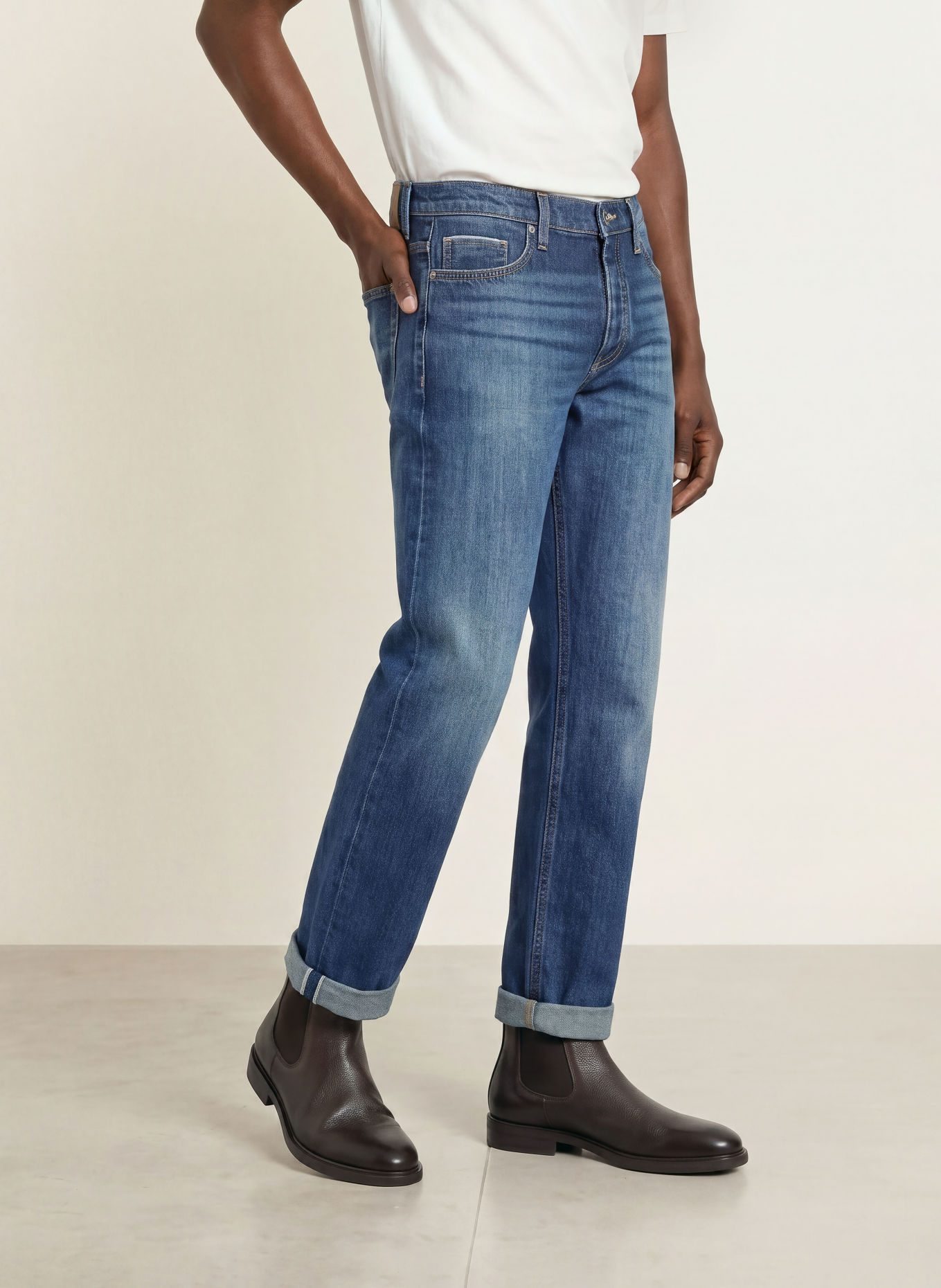 MOS MOSH Gallery Jeans MMGANDREW MILANO Regular Fit: 410 BLUE DENIM