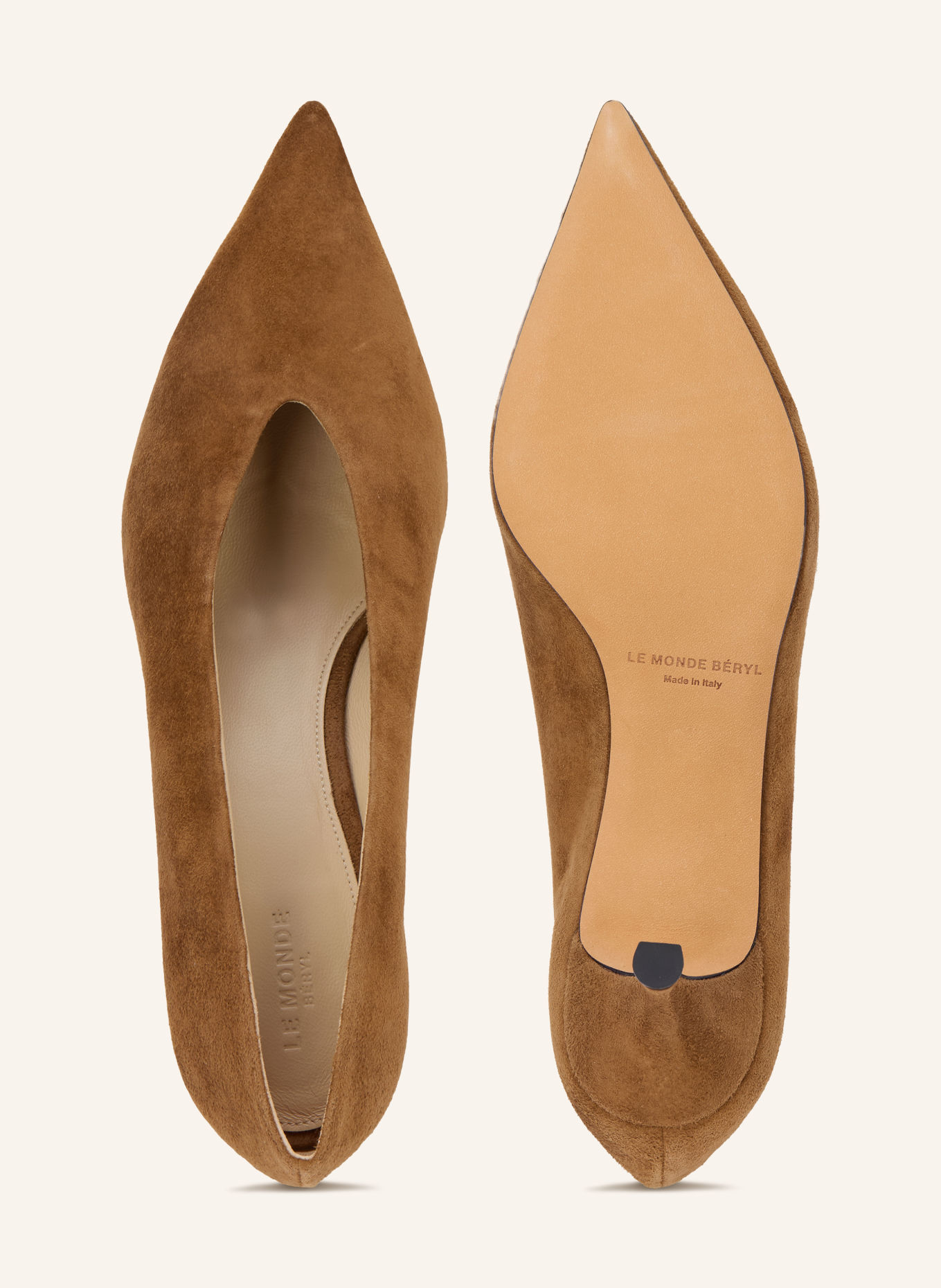 LE MONDE BÉRYL Pumps BABOUCHE: BRUIN