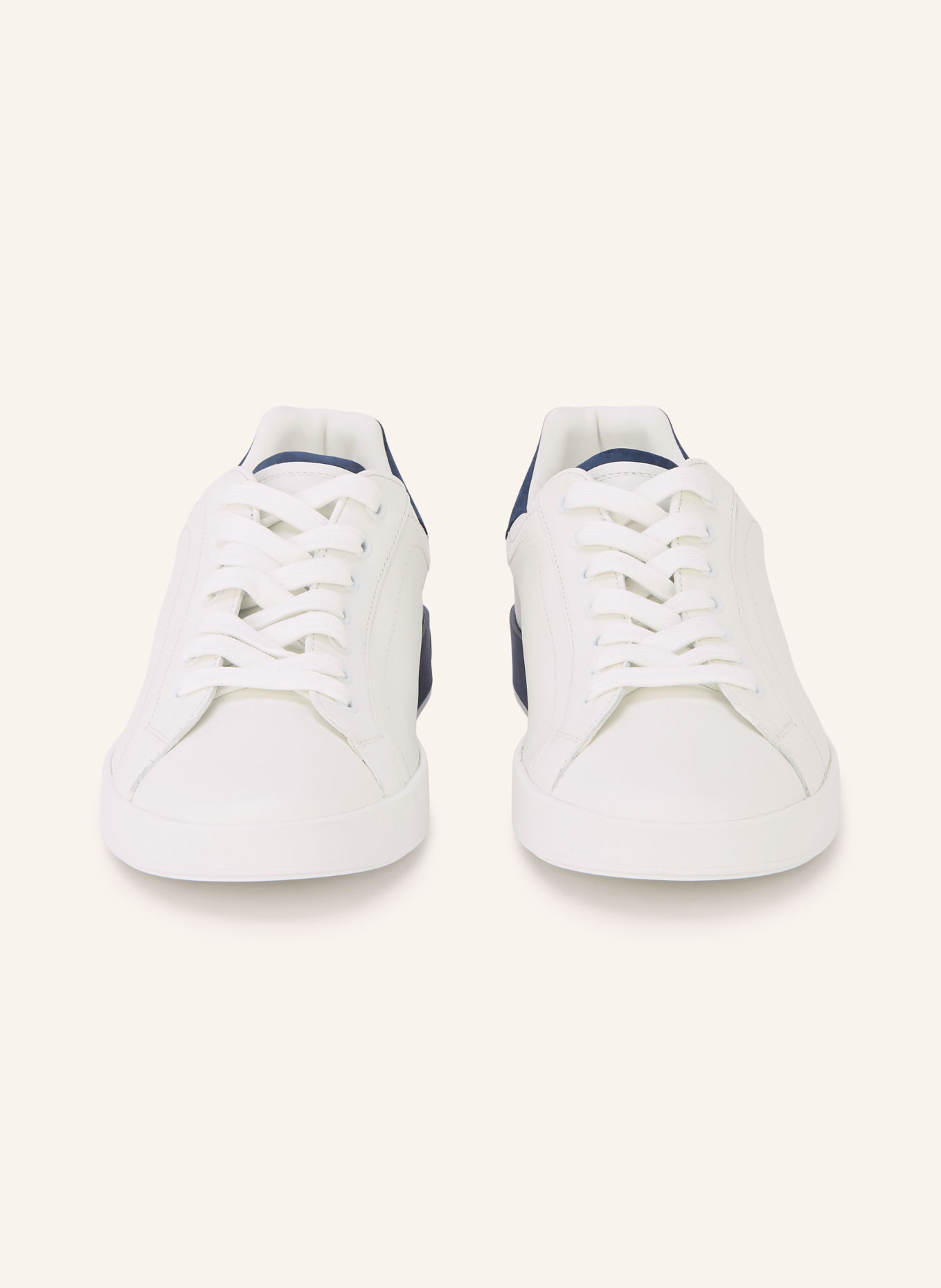 DOLCE & GABBANA Sneaker: WEISS / DUNKELBLAU