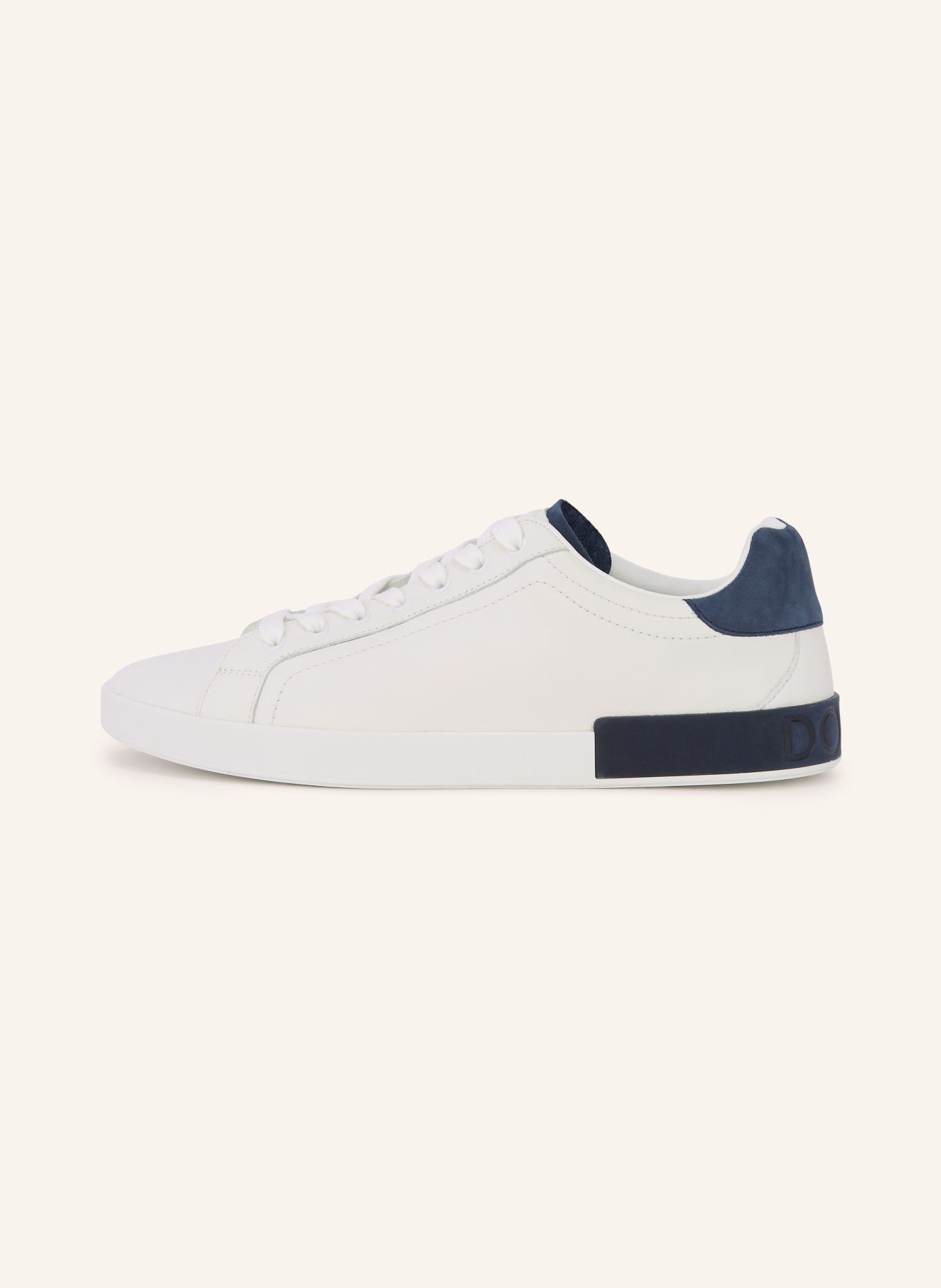 DOLCE & GABBANA Sneaker: WEISS / DUNKELBLAU