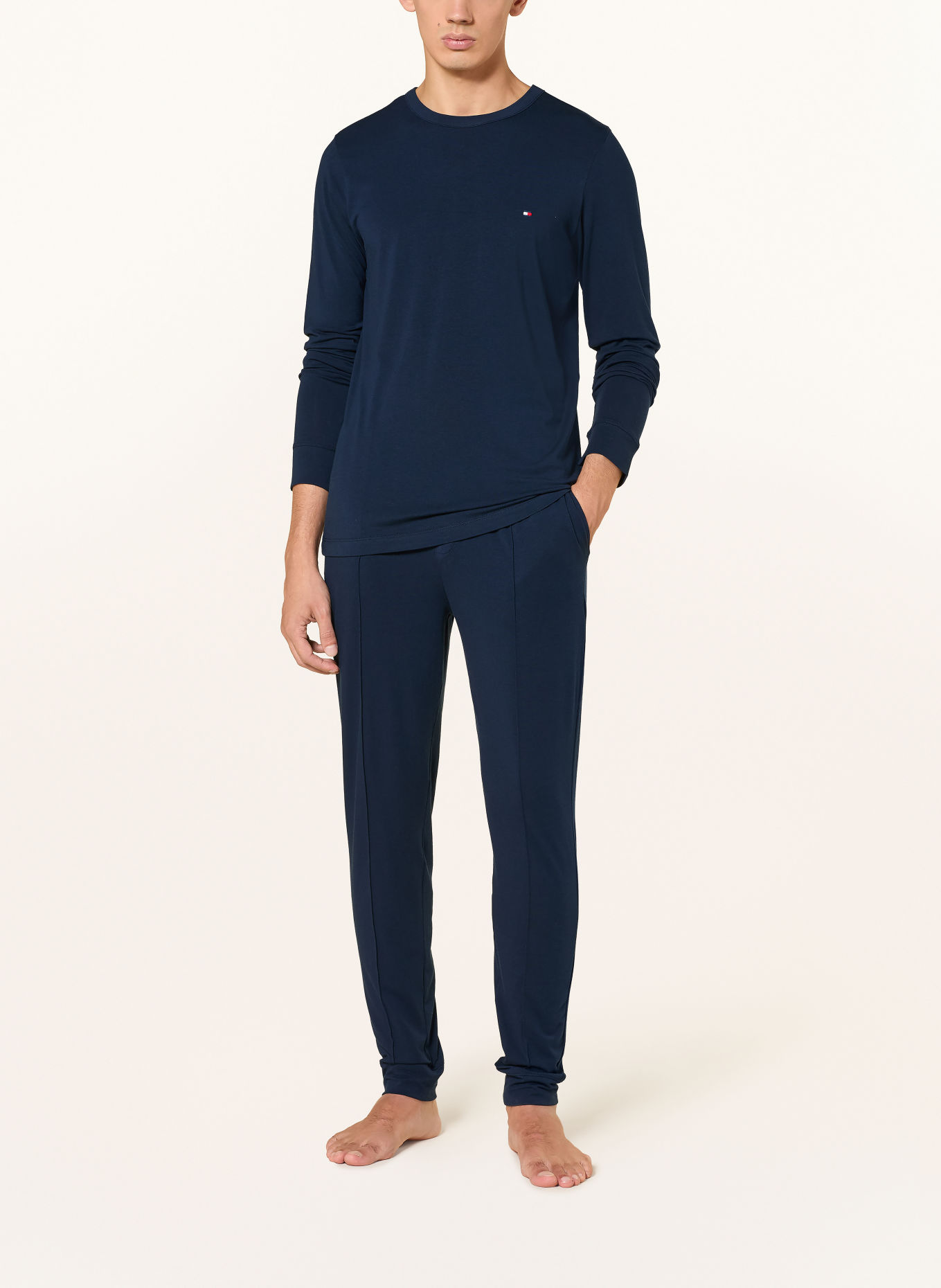 TOMMY HILFIGER Piżama: GRANATOWY