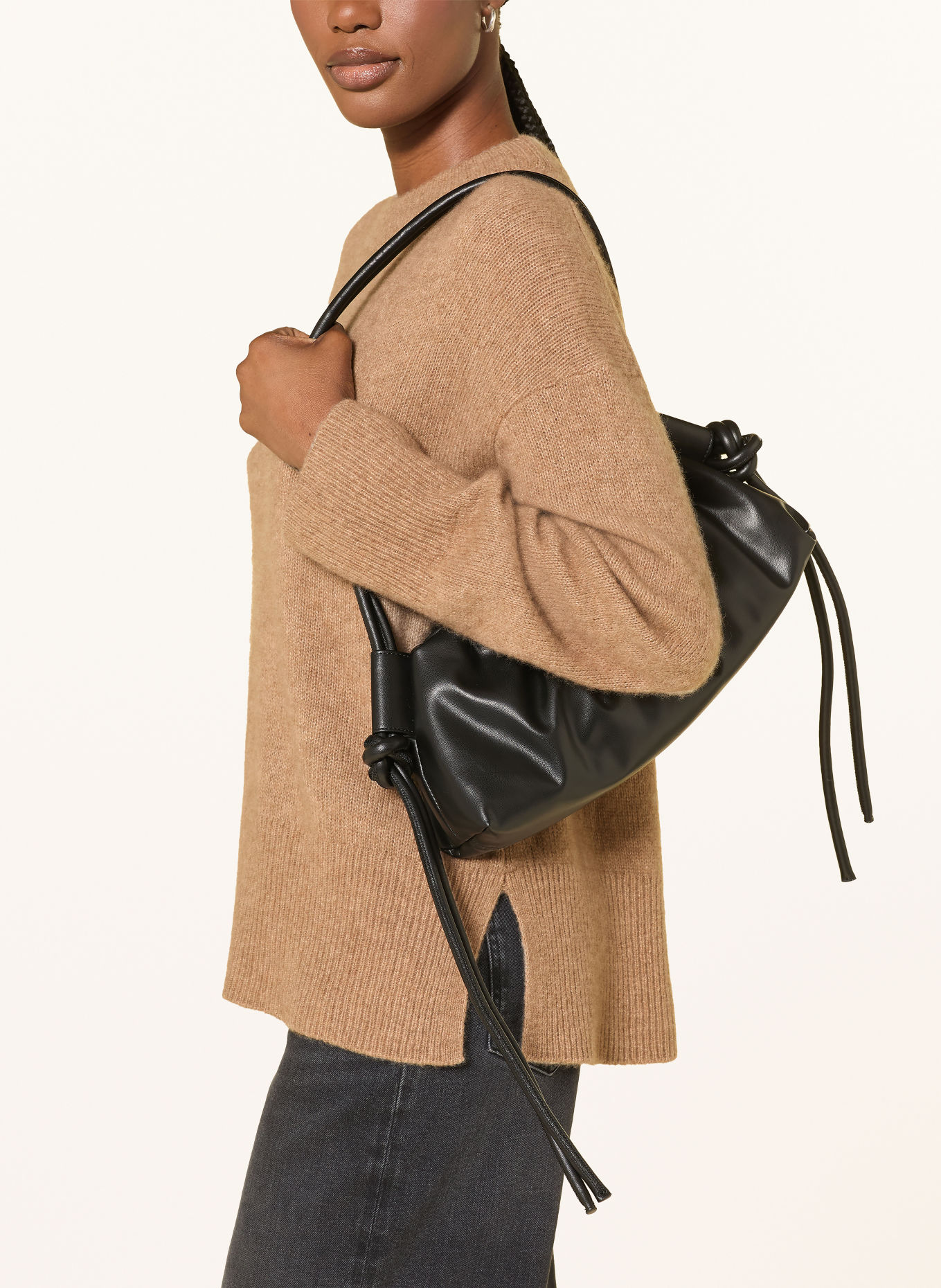 Rails MIRANDA Sweater with Cashmere: LIGHT BROWN