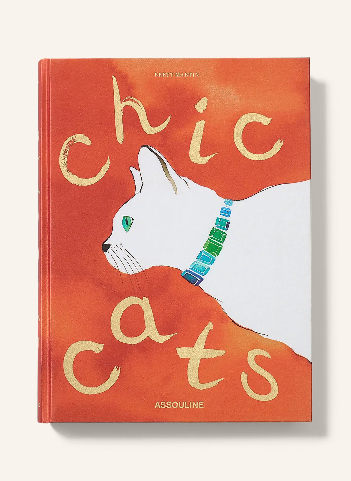 ASSOULINE Book: CHIC CATS: ORANGE / GOLD / WHITE