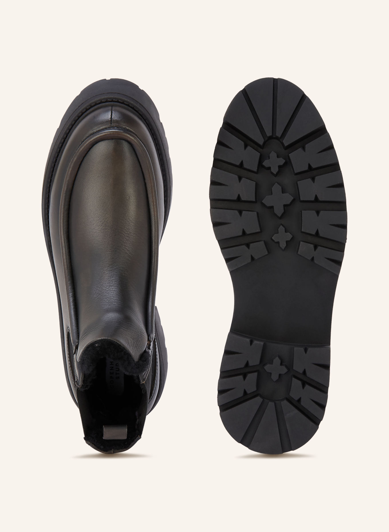 COPENHAGEN STUDIOS Chelsea-støvler CPH725: SORT