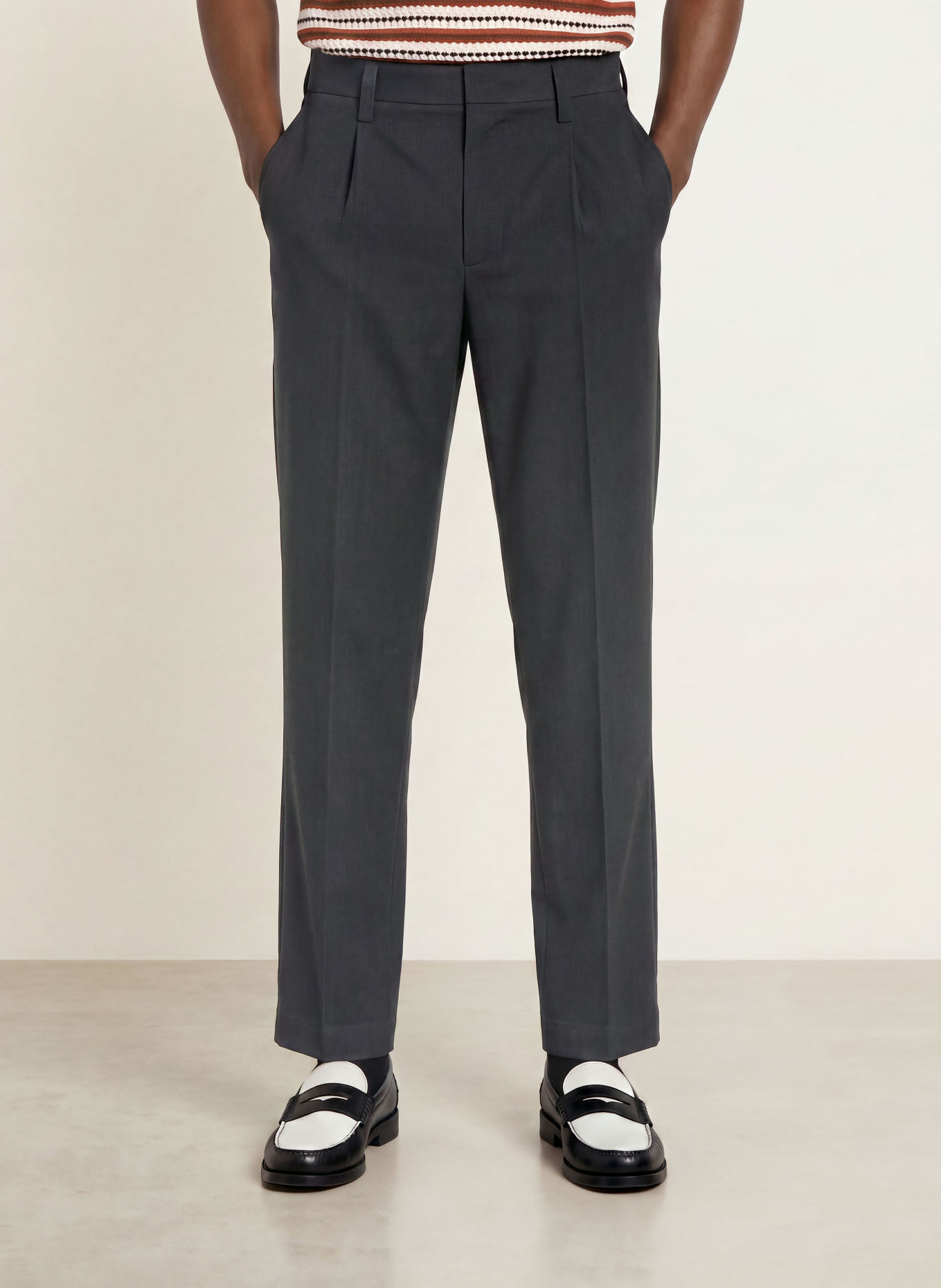 ARMEDANGELS Chino TAAMIR Regular Fit: DONKERBLAUW