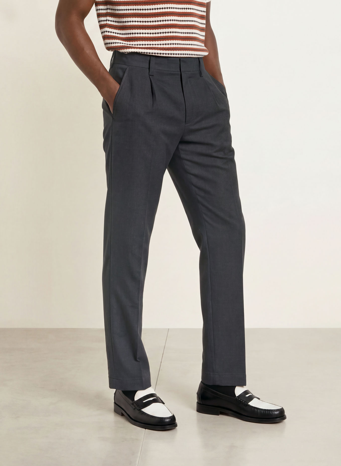 ARMEDANGELS Chino TAAMIR Regular Fit: DONKERBLAUW
