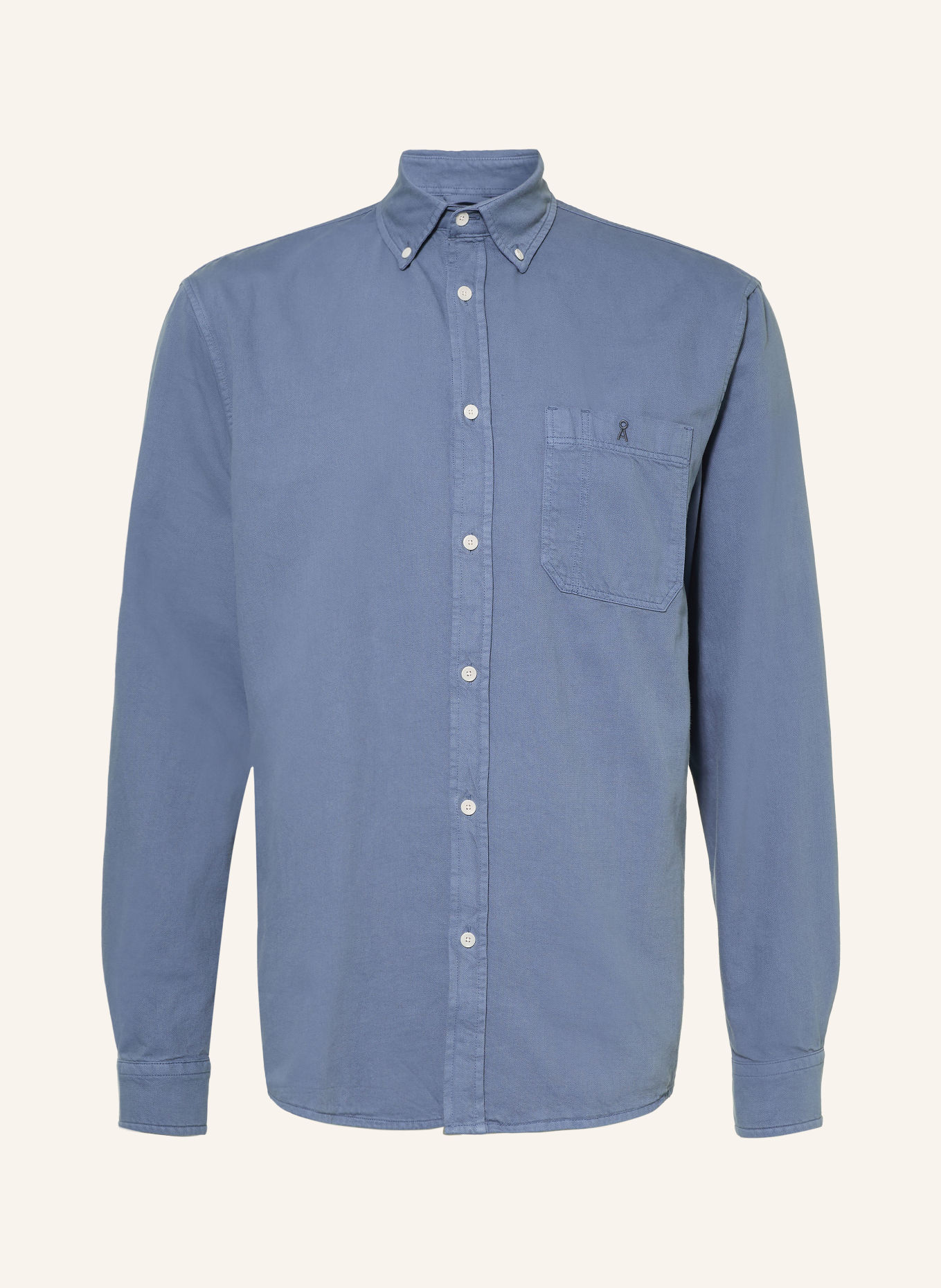 ARMEDANGELS Overhemd met relaxte pasvorm: BLAUW