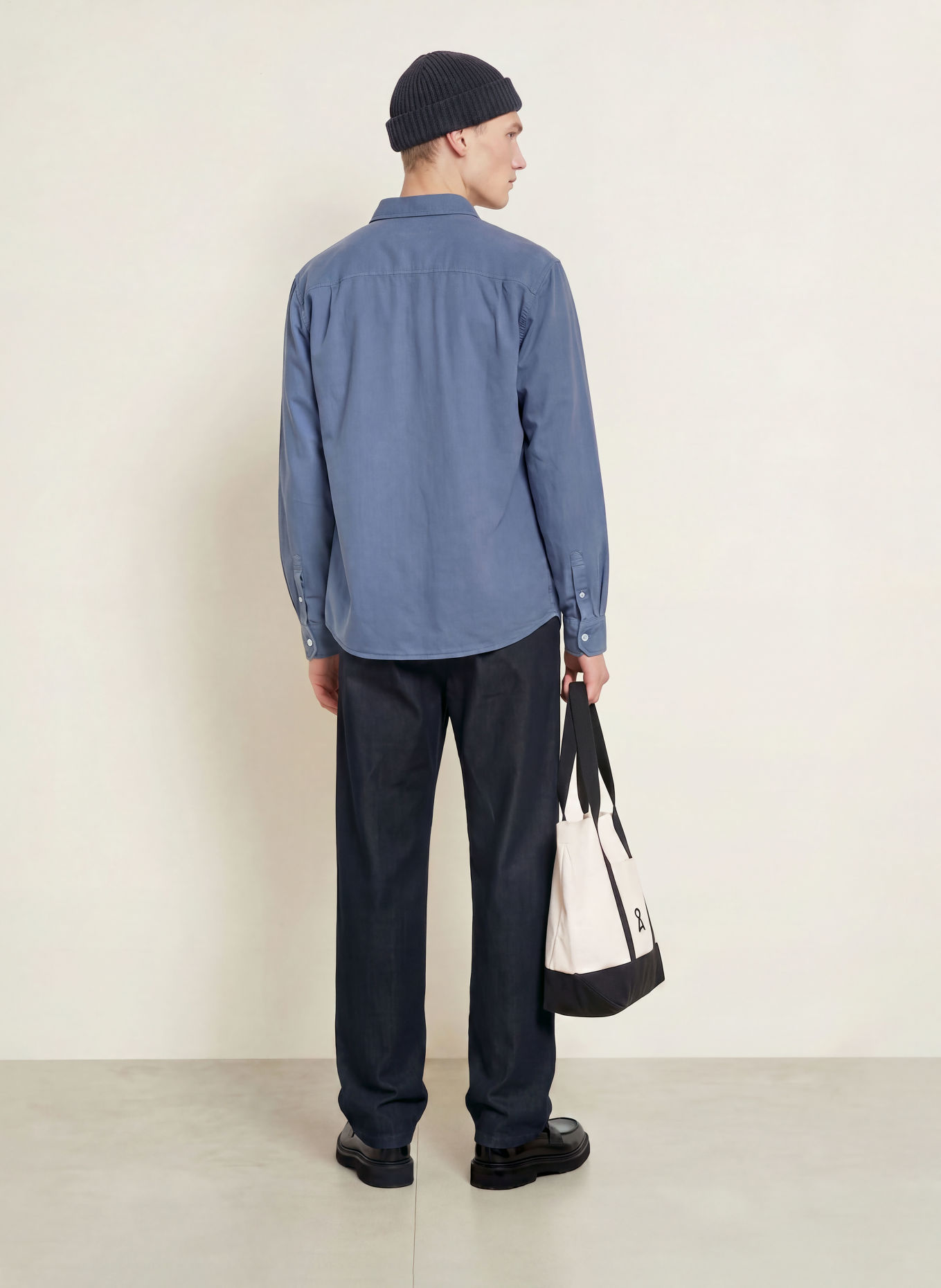 ARMEDANGELS Overhemd met relaxte pasvorm: BLAUW