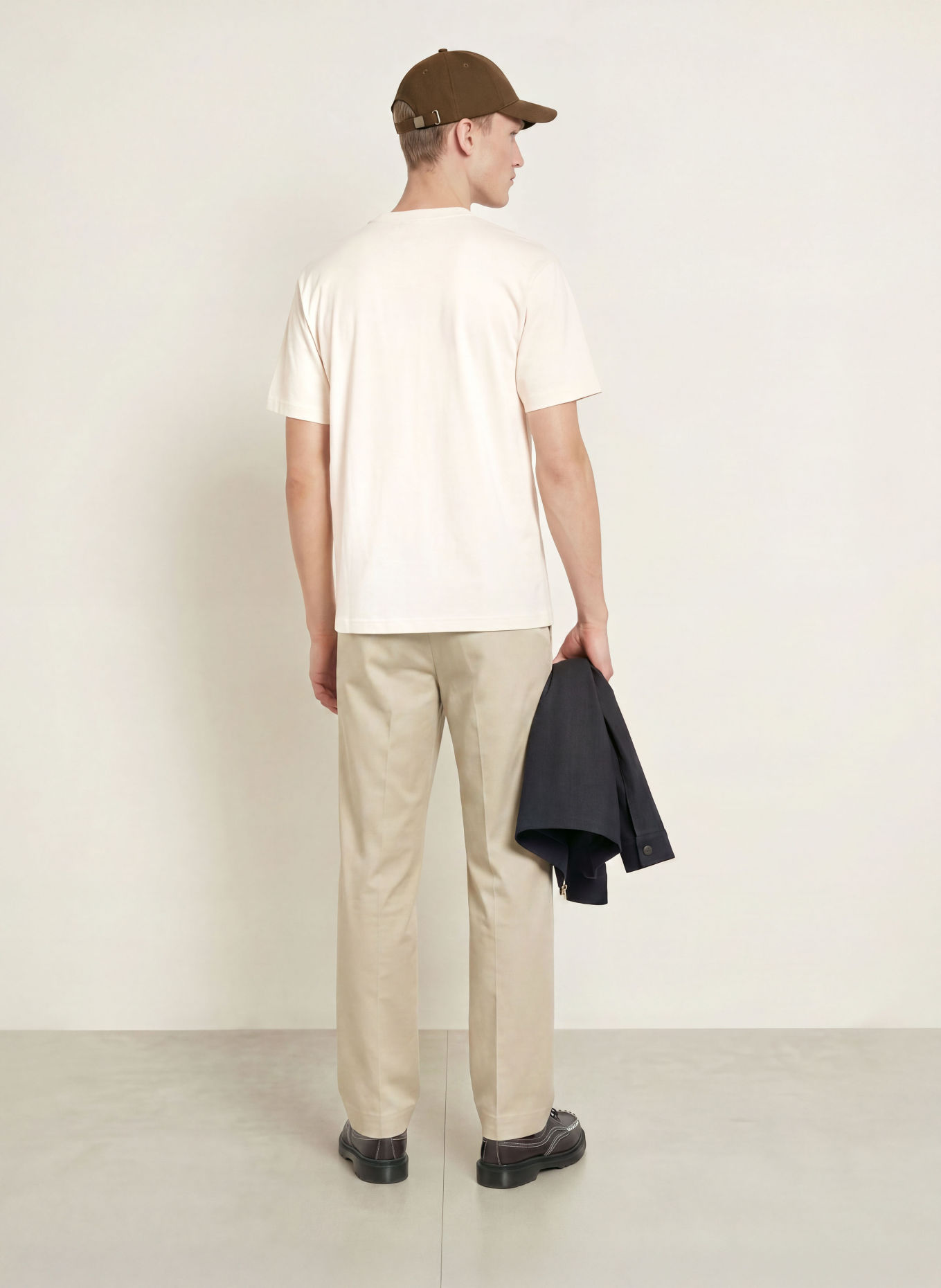 ARMEDANGELS ICONIC A MAARKOS T-shirt: ECRU