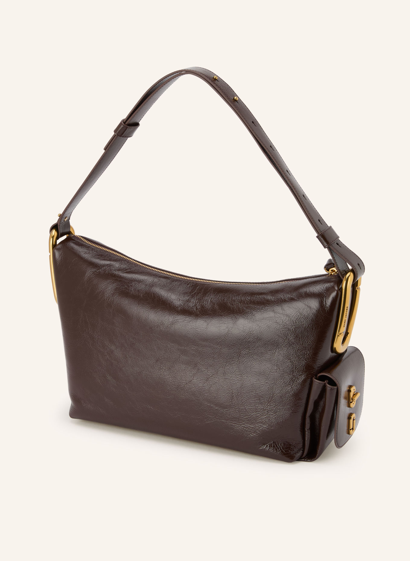 MARC JACOBS Buideltas THE SCENE: MARRON FONCÉ / GOUD