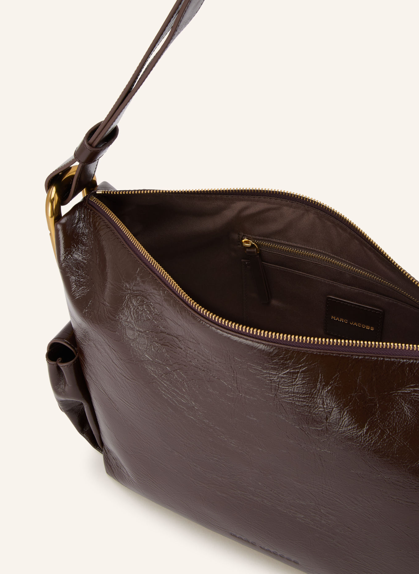 MARC JACOBS Buideltas THE SCENE: MARRON FONCÉ / GOUD