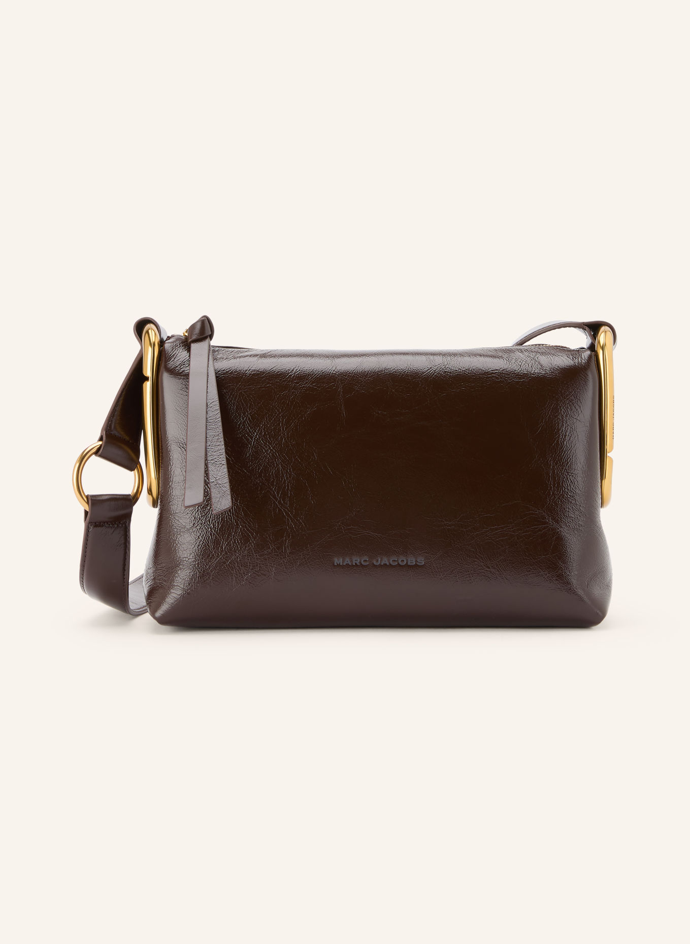 MARC JACOBS Skuldertaske SCENE MEDIUM: MØRKEBRUN / GULD