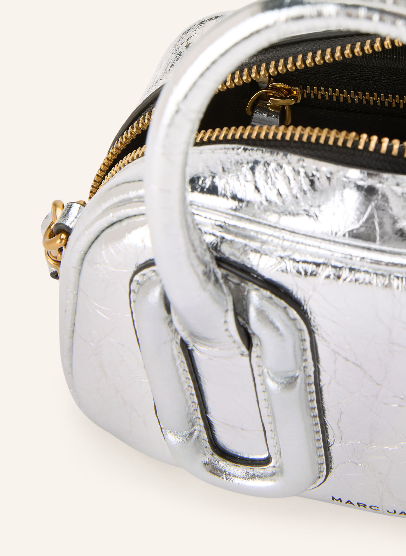 MARC JACOBS Umhängetasche BABE MINI: SILBER / GOLD