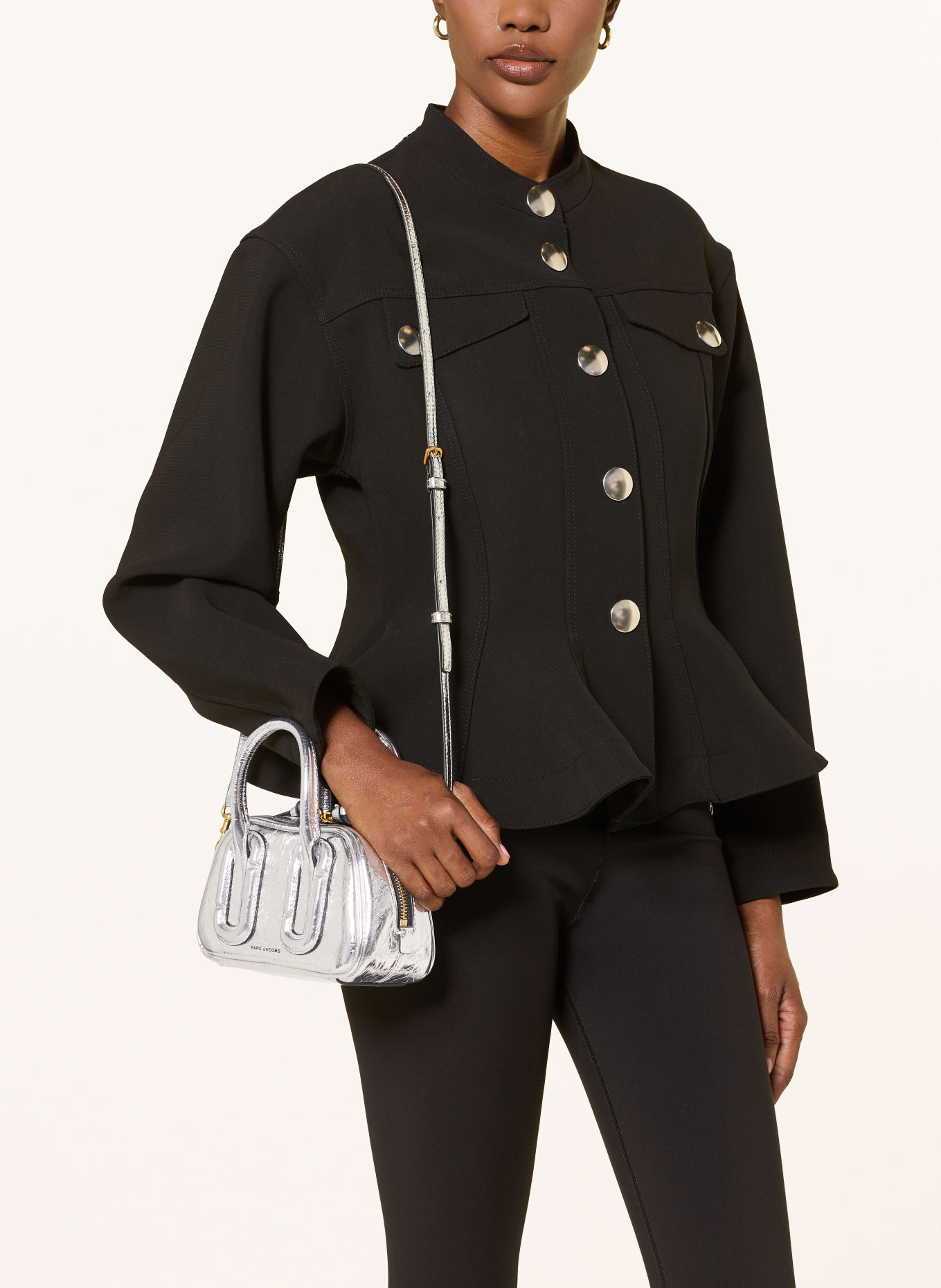 MARC JACOBS Umhängetasche BABE MINI: SILBER / GOLD