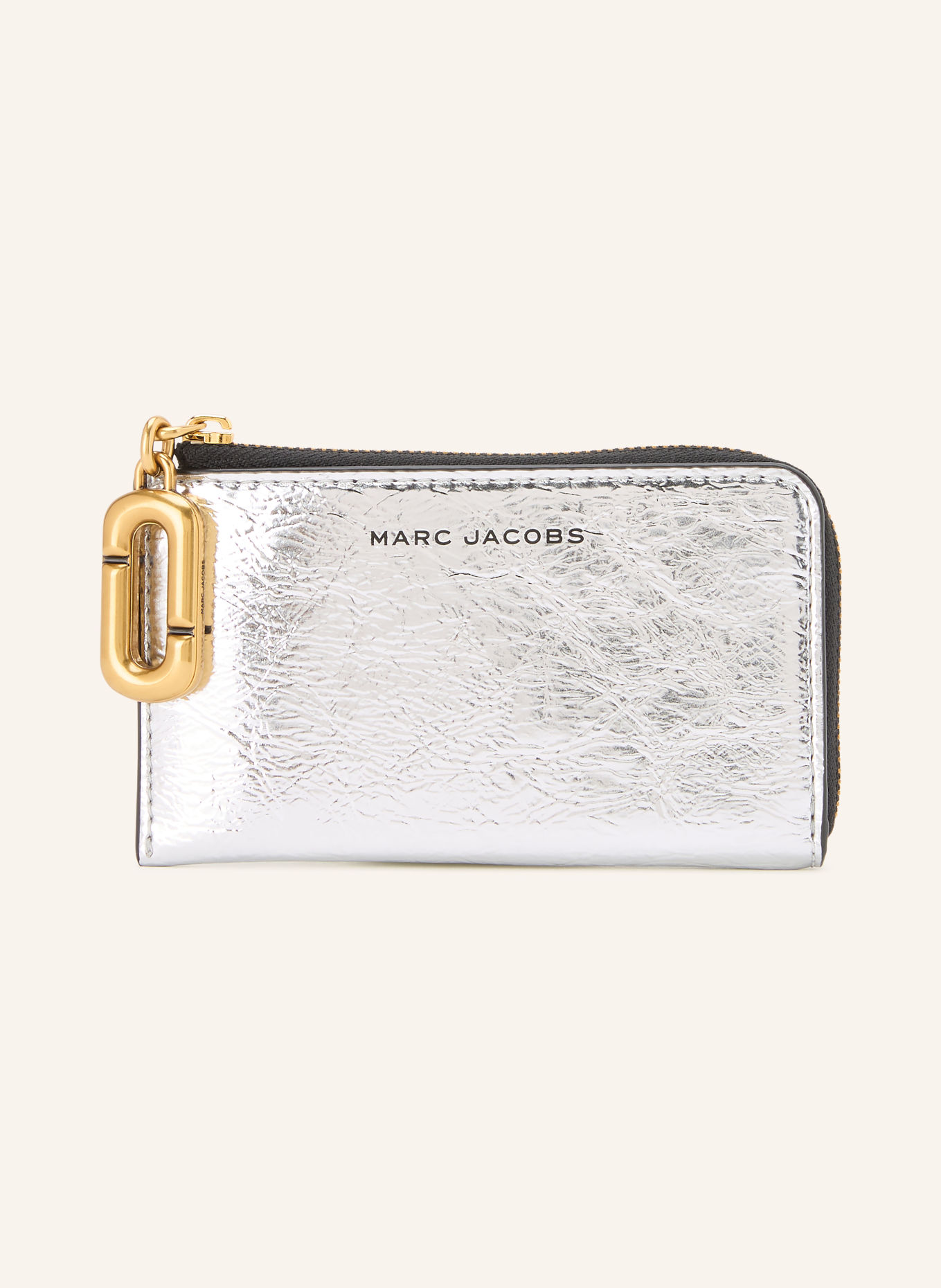 MARC JACOBS Geldbörse THE TOP ZIP MULTI WALLET: SILBER