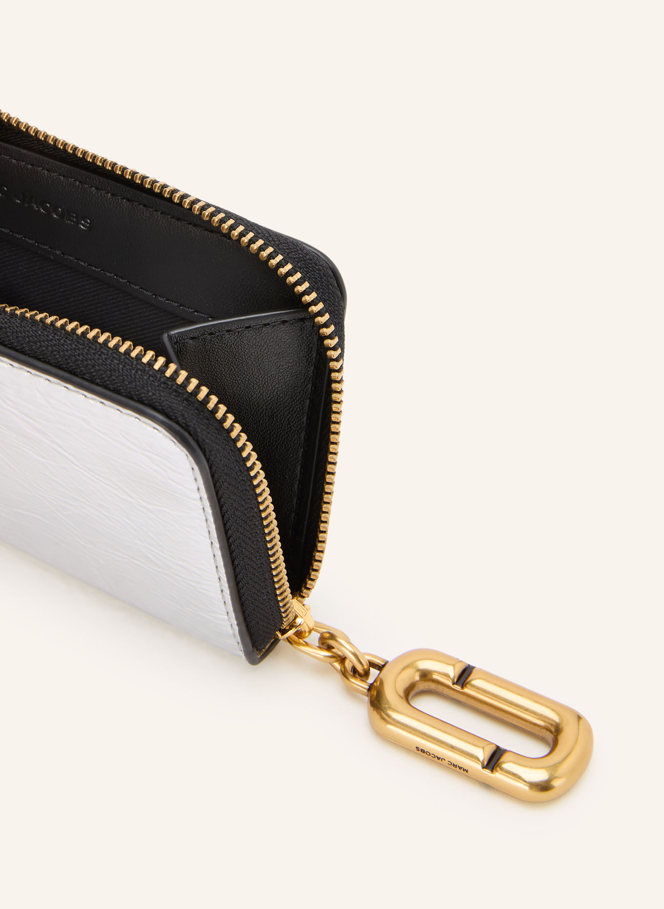 MARC JACOBS Geldbörse THE TOP ZIP MULTI WALLET: SILBER