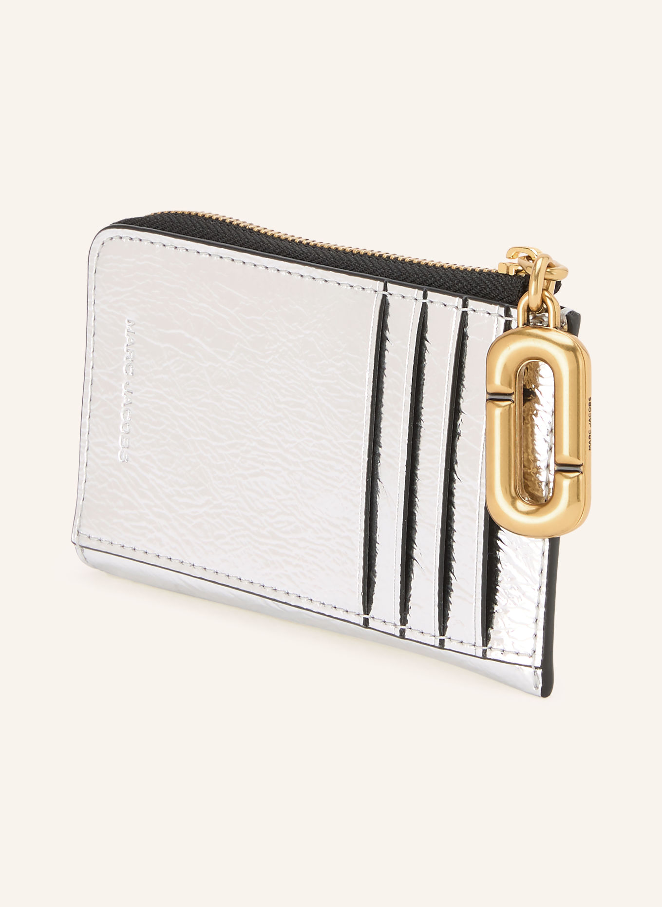 MARC JACOBS Geldbörse THE TOP ZIP MULTI WALLET: SILBER