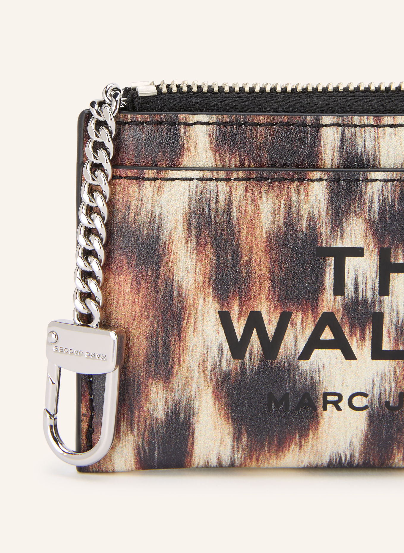 MARC JACOBS Geldbörse THE TOP ZIP MULTI WALLET: BRAUN / HELLBRAUN / DUNKELBRAUN