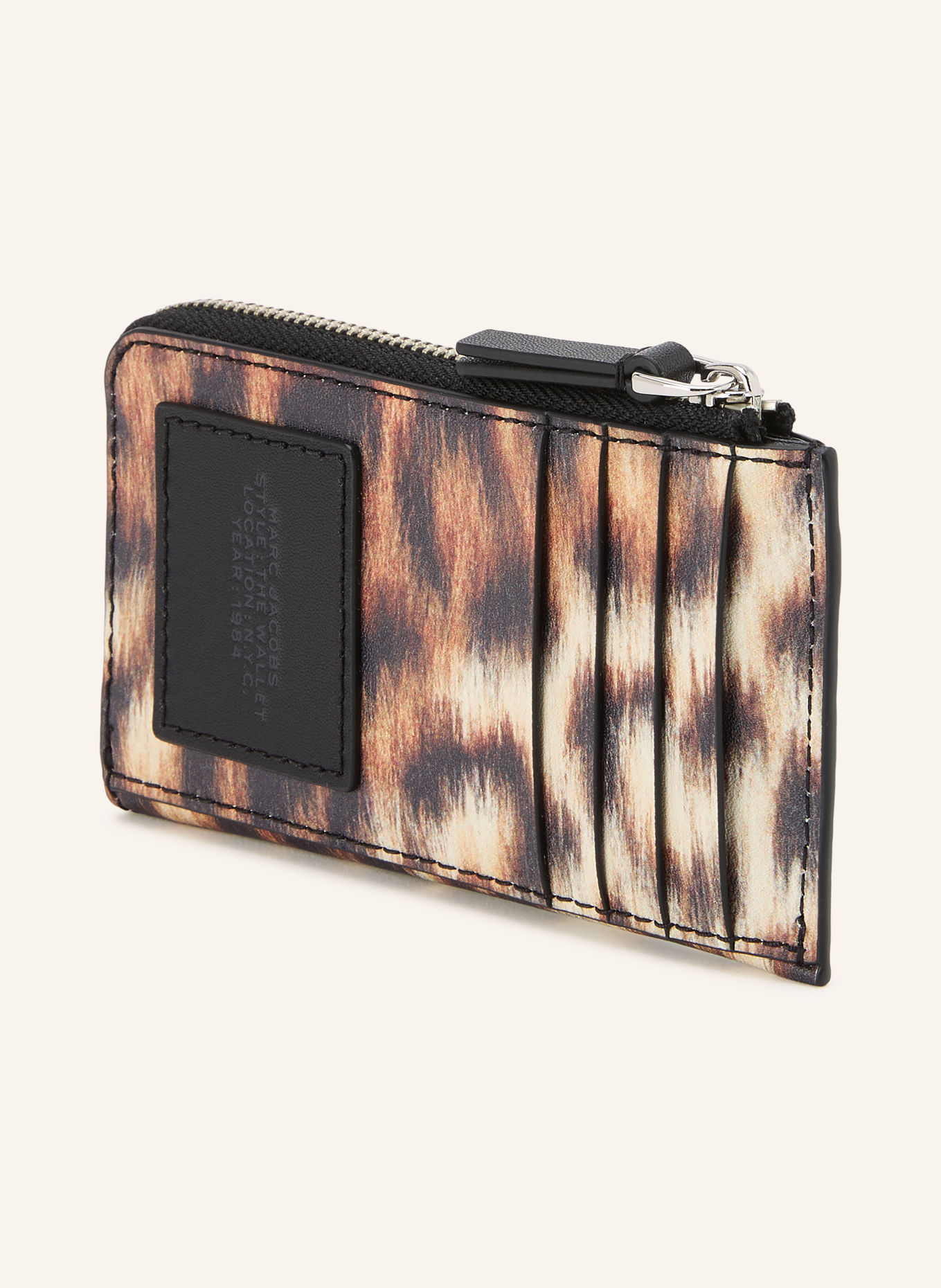 MARC JACOBS Geldbörse THE TOP ZIP MULTI WALLET: BRAUN / HELLBRAUN / DUNKELBRAUN