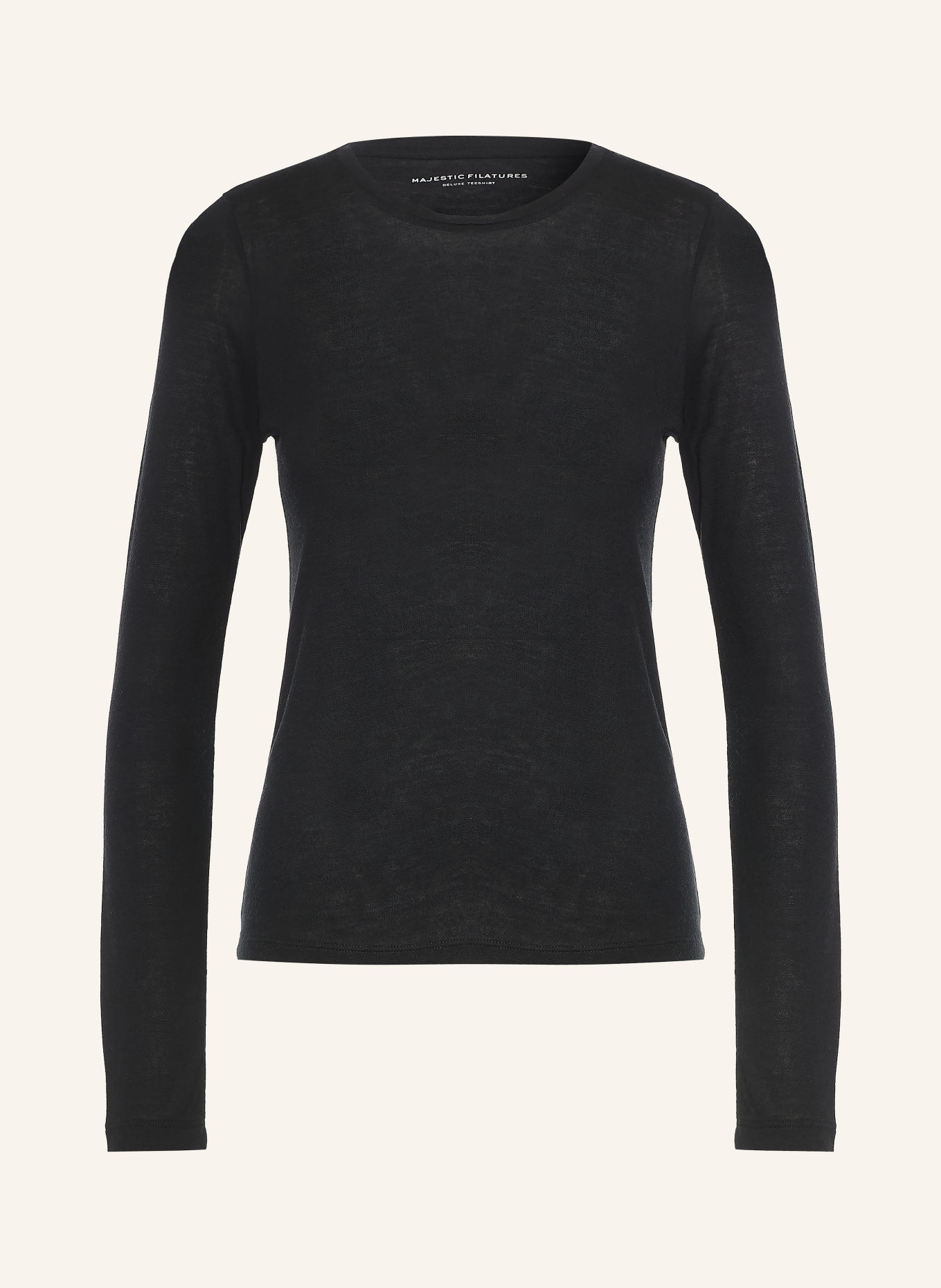 MAJESTIC FILATURES Longsleeve: ZWART