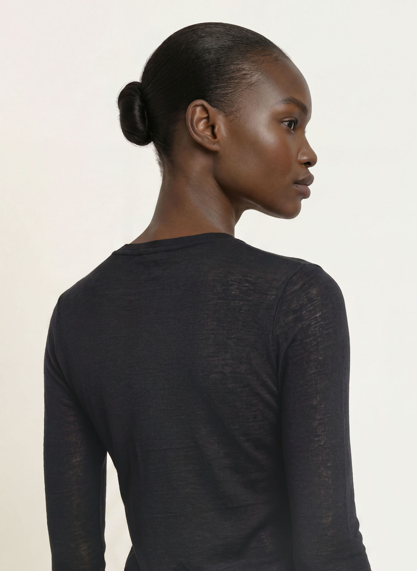 MAJESTIC FILATURES Longsleeve: ZWART