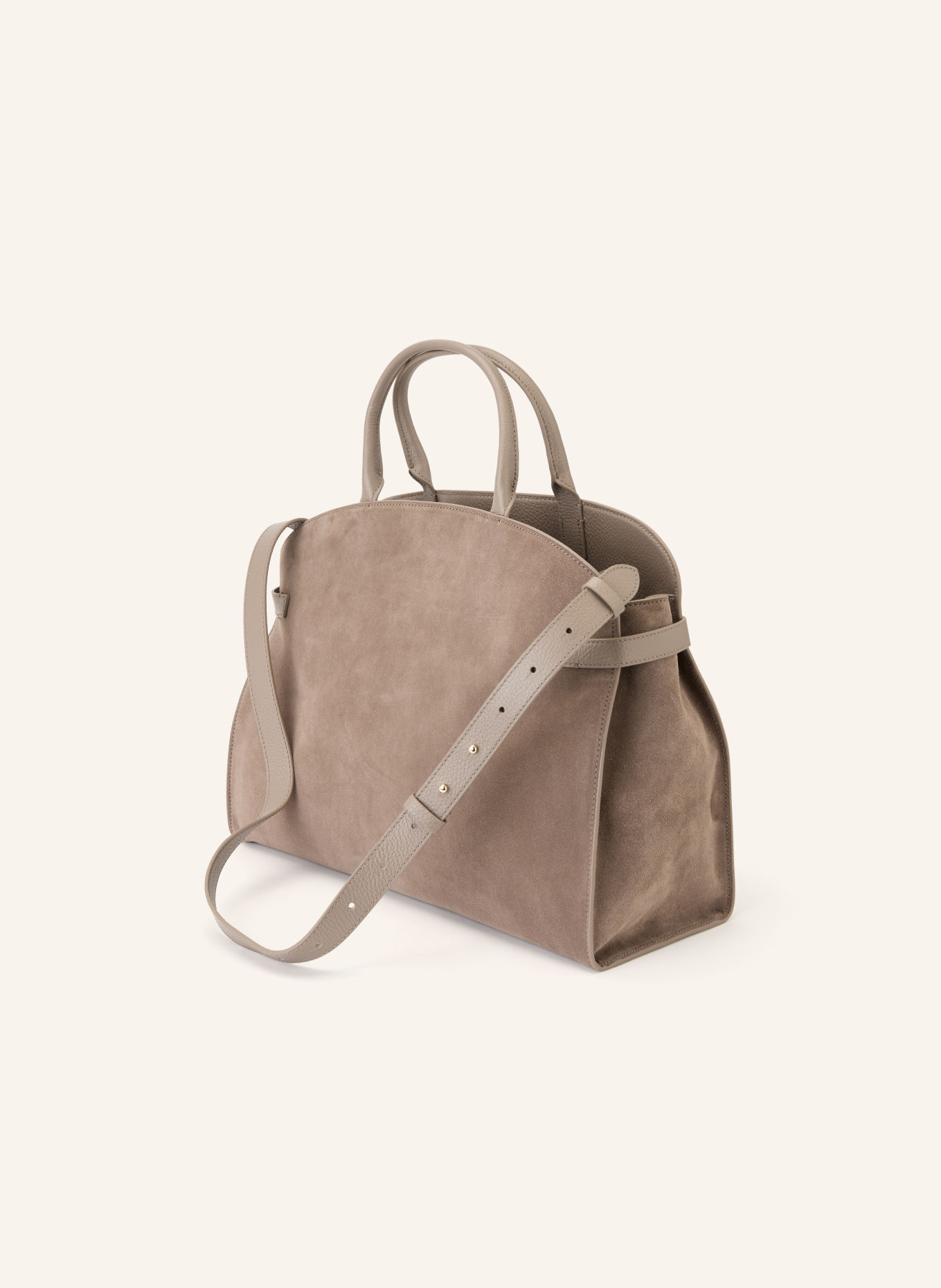 COCCINELLE Schultertasche: TAUPE / GOLD