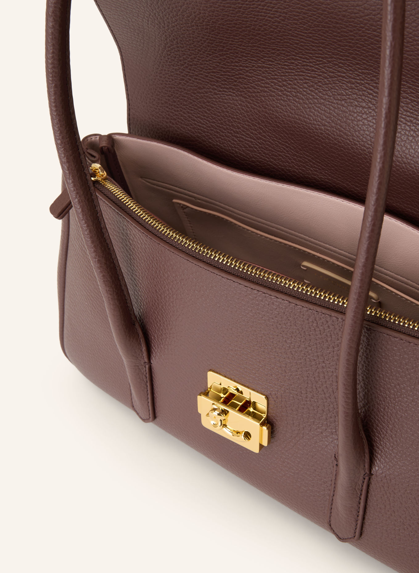 COCCINELLE Shoulder bag: DARK RED / GOLD