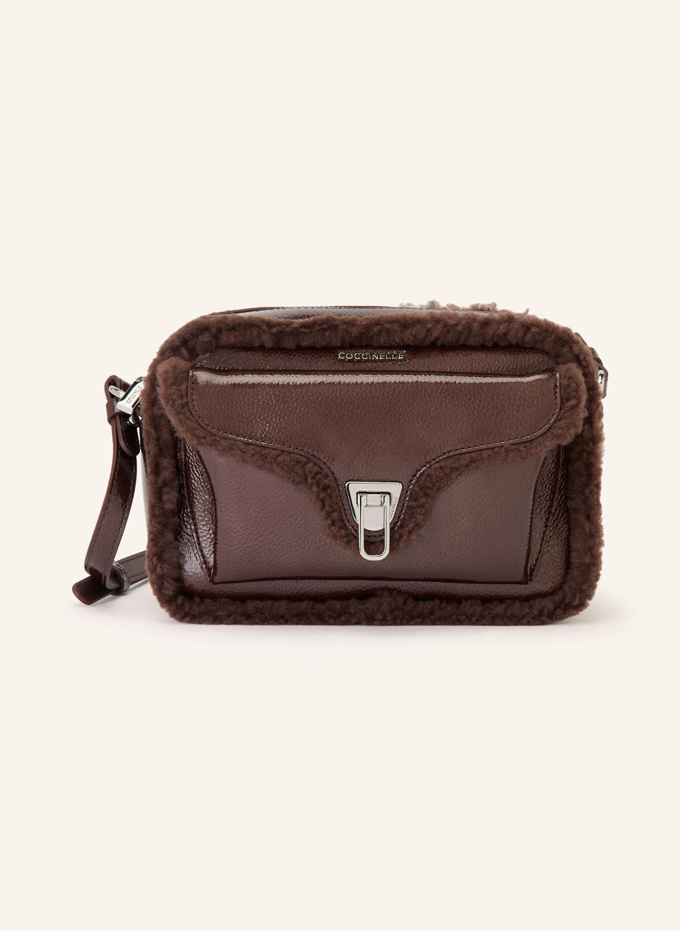 COCCINELLE Crossbody bag: DARK RED / SILVER