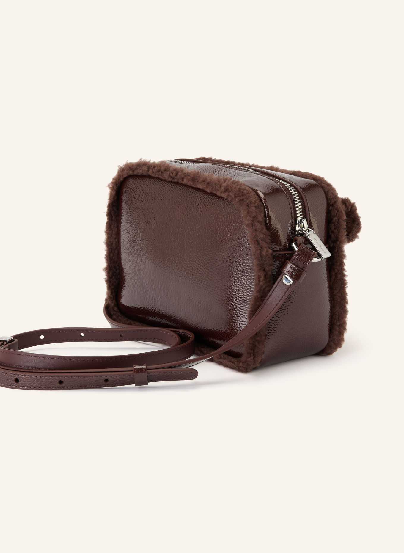 COCCINELLE Crossbody bag: DARK RED / SILVER