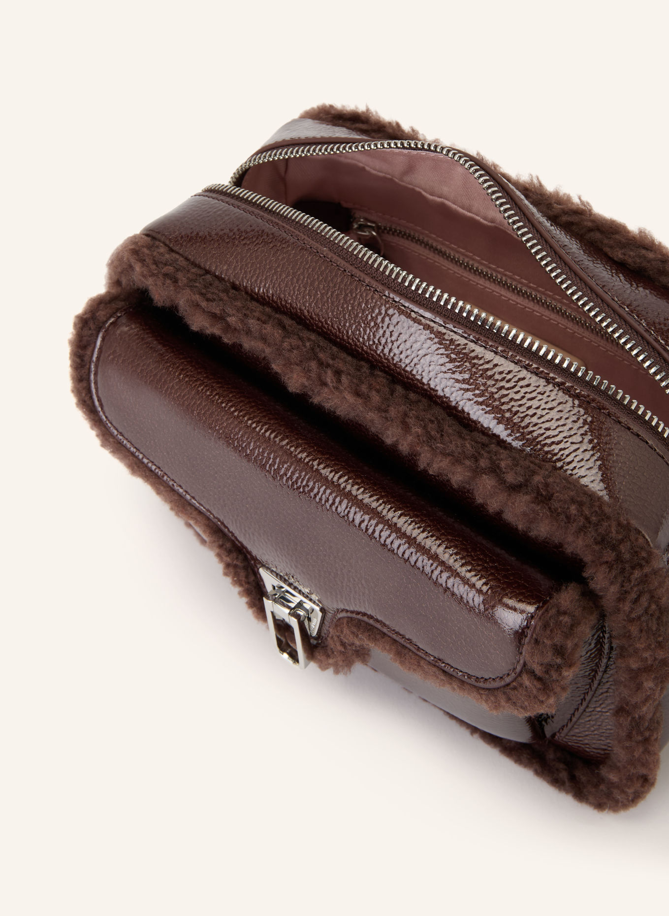 COCCINELLE Crossbody bag: DARK RED / SILVER