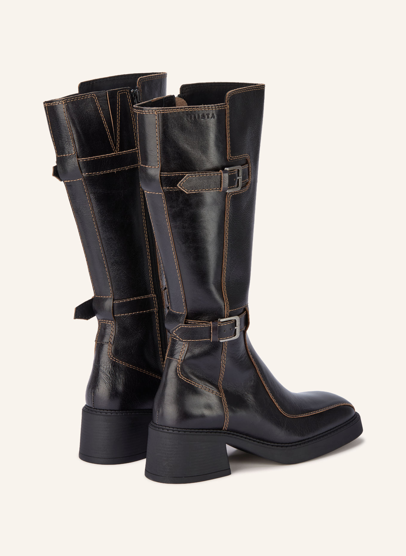 MIISTA Bottes JARMILA: NOIR / OR