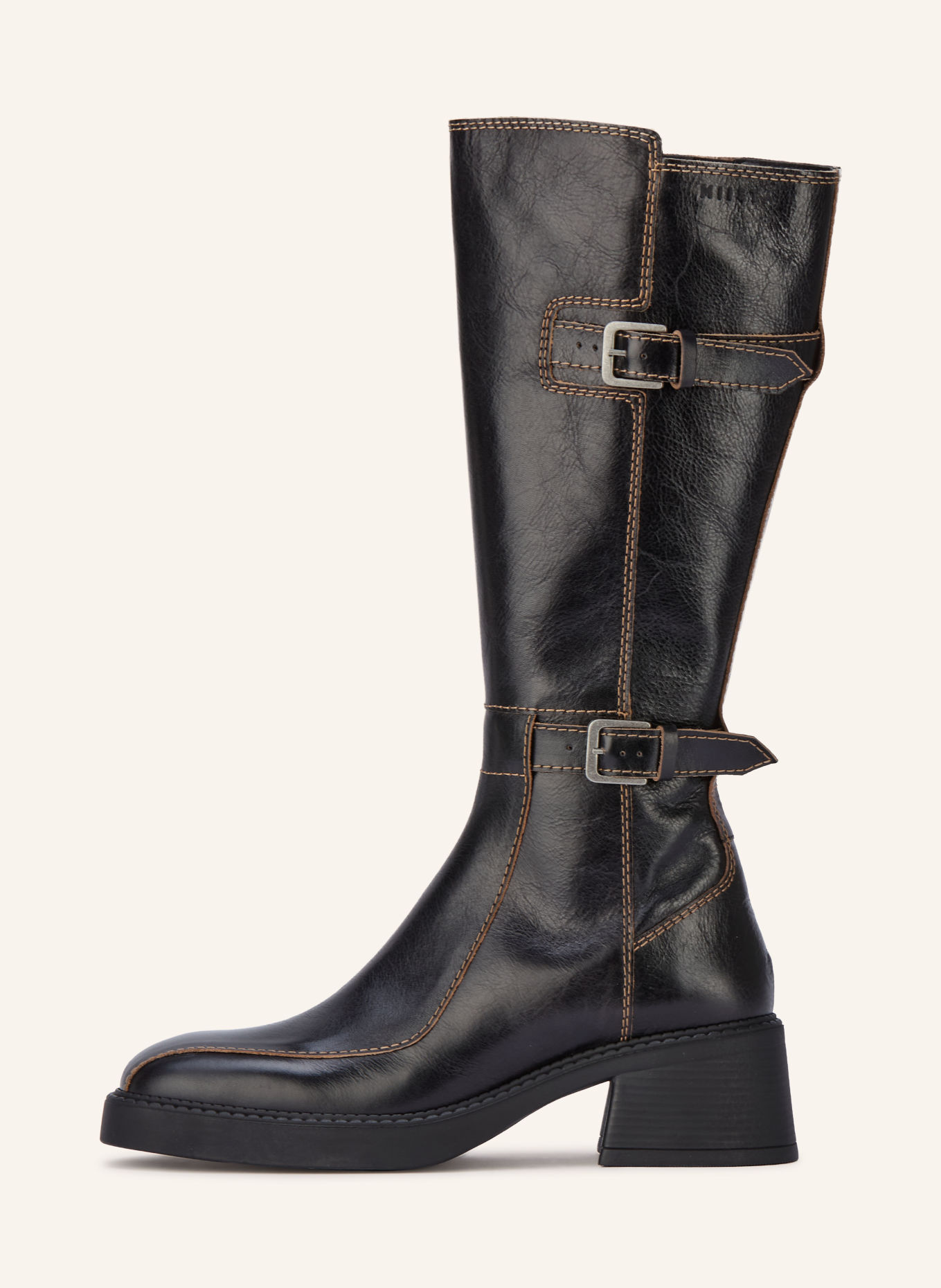 MIISTA Bottes JARMILA: NOIR / OR