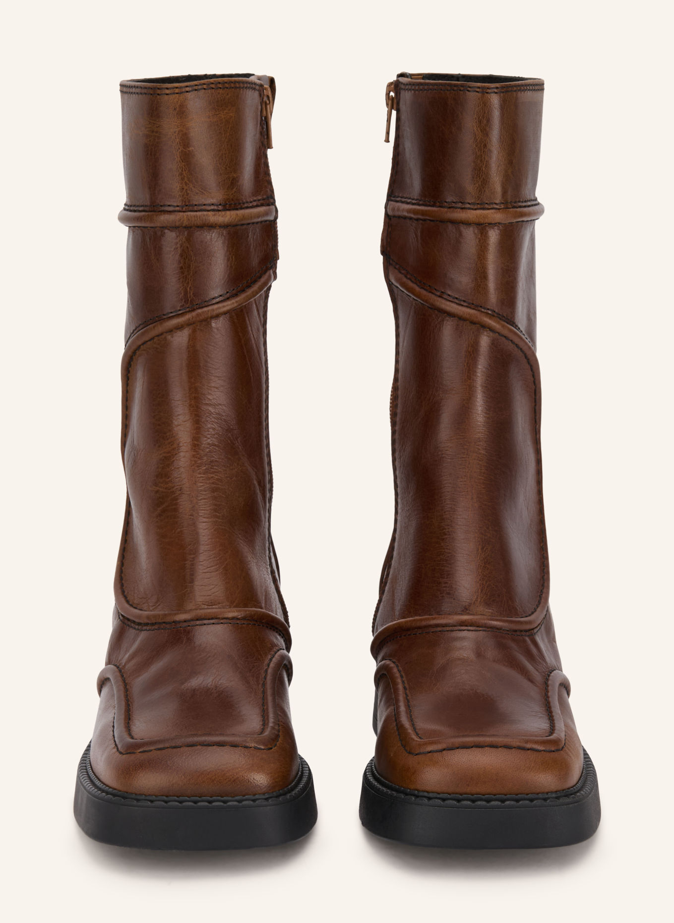 MIISTA MALENE Boots: BROWN