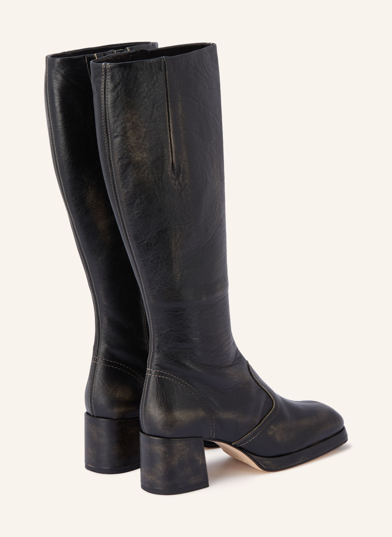 MIISTA DONNA Boots: BLACK