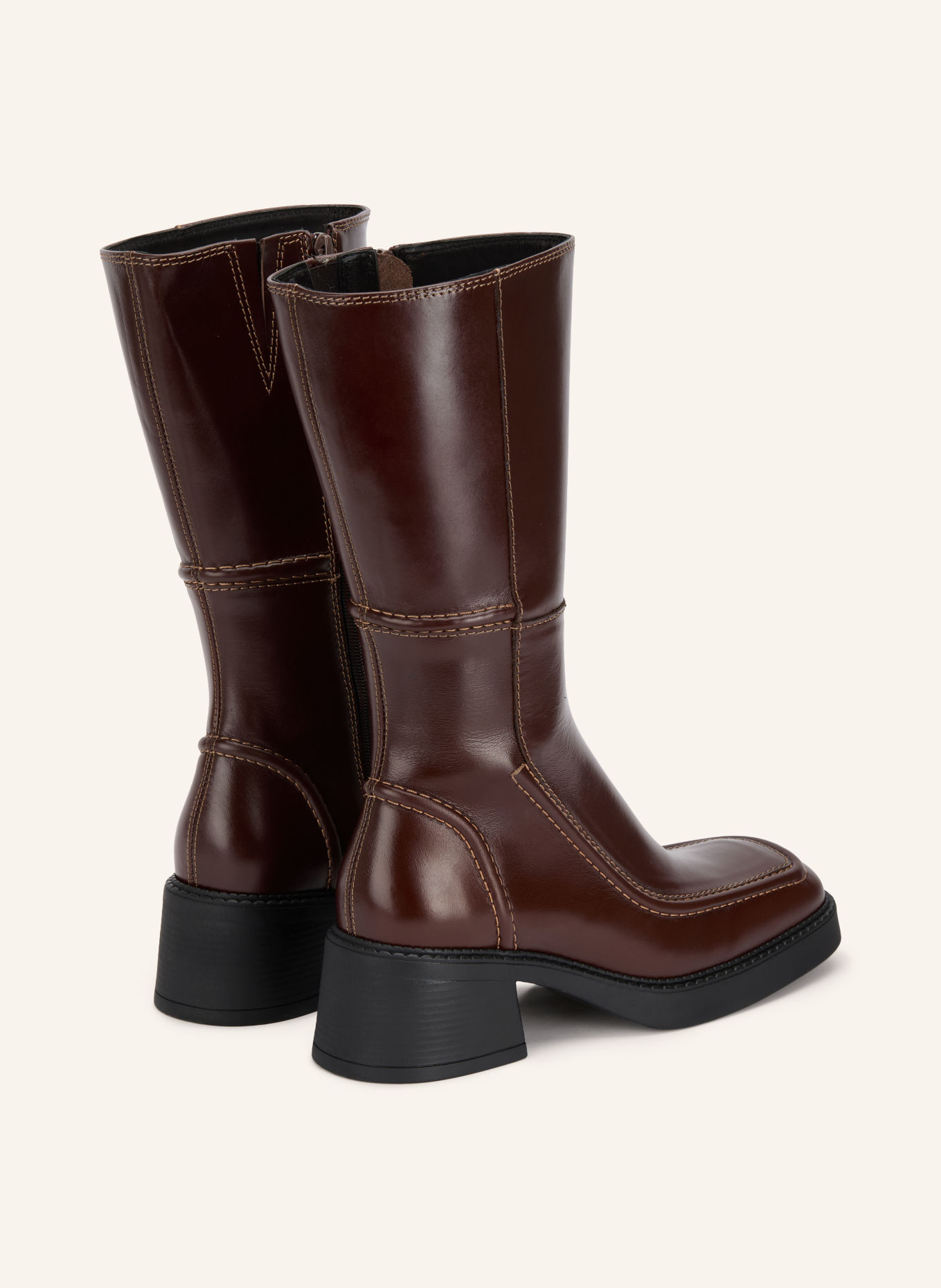 MIISTA DAGMARA Boots: DARK BROWN