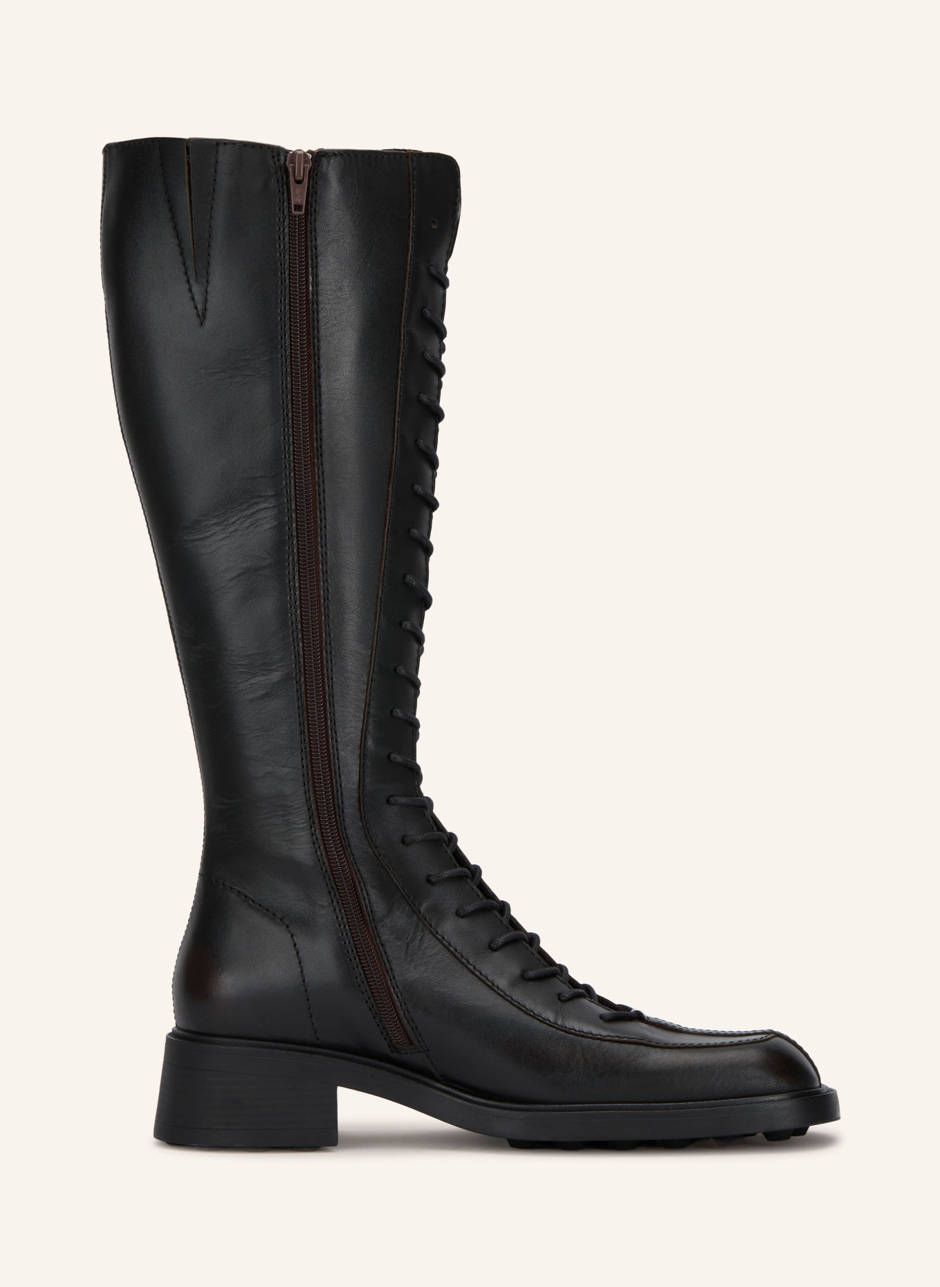 MIISTA Bottes à lacets SABRYNA: MARRON