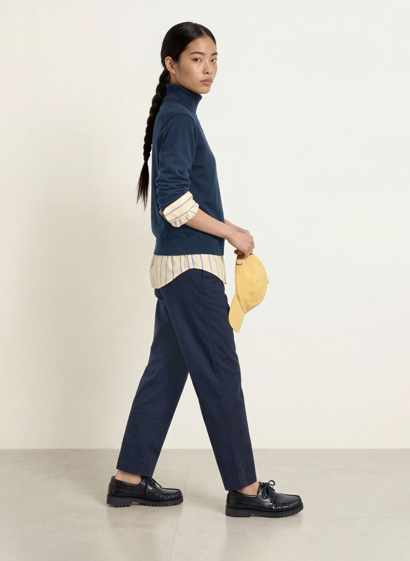 TOMMY JEANS Pull à col roulé: BLEU FONCÉ