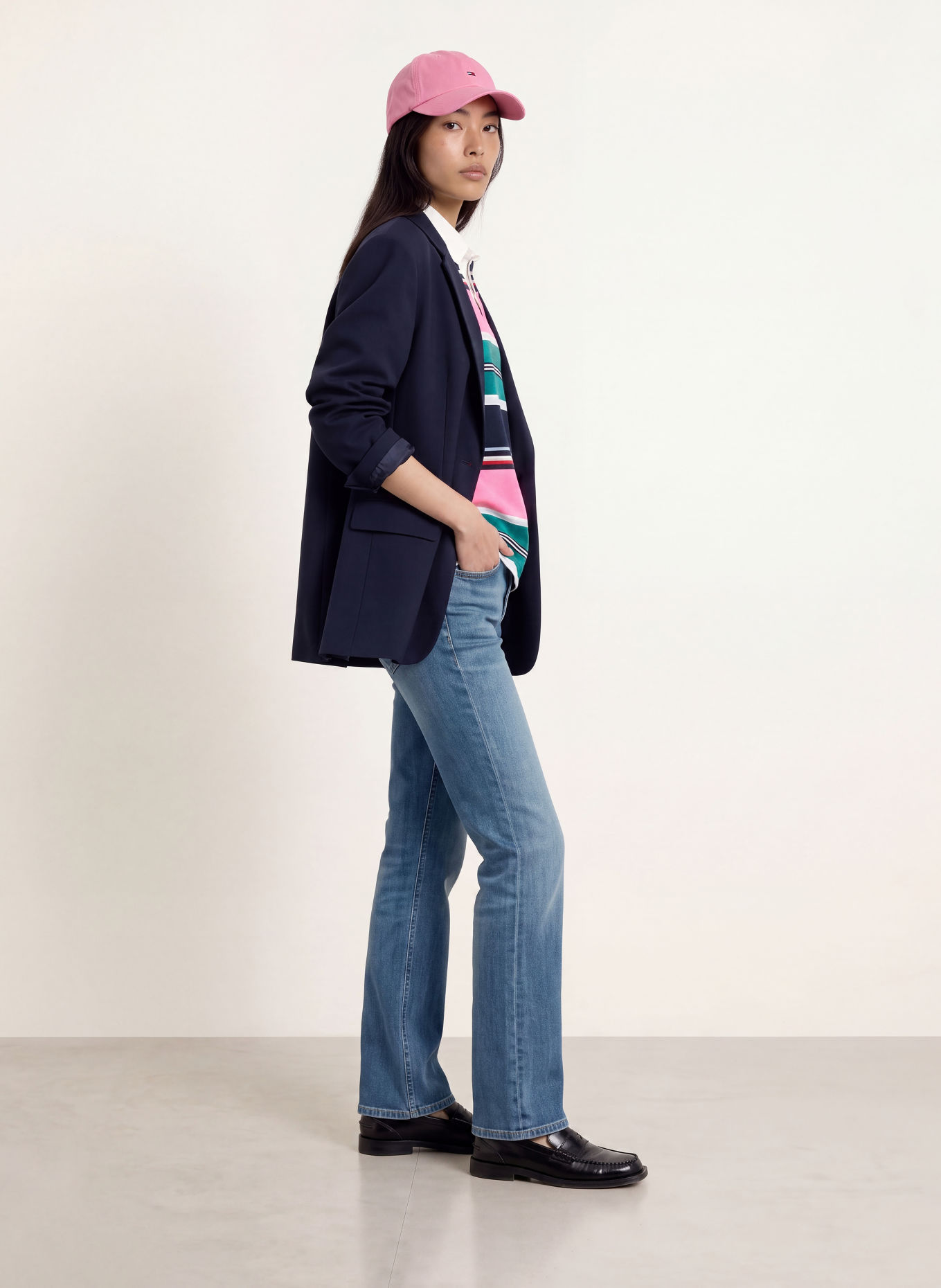 TOMMY JEANS Blugi drepți SOPHIE: 1A5 Denim Medium