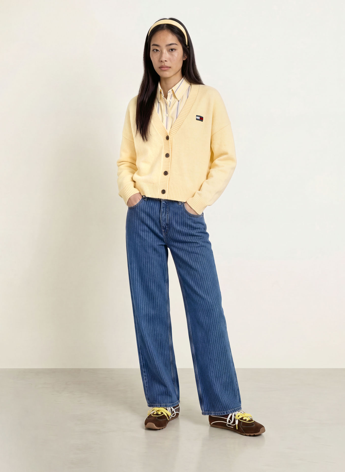TOMMY JEANS DAISY LOW RISE LOOSE Jeans: 1BK Denim Dark