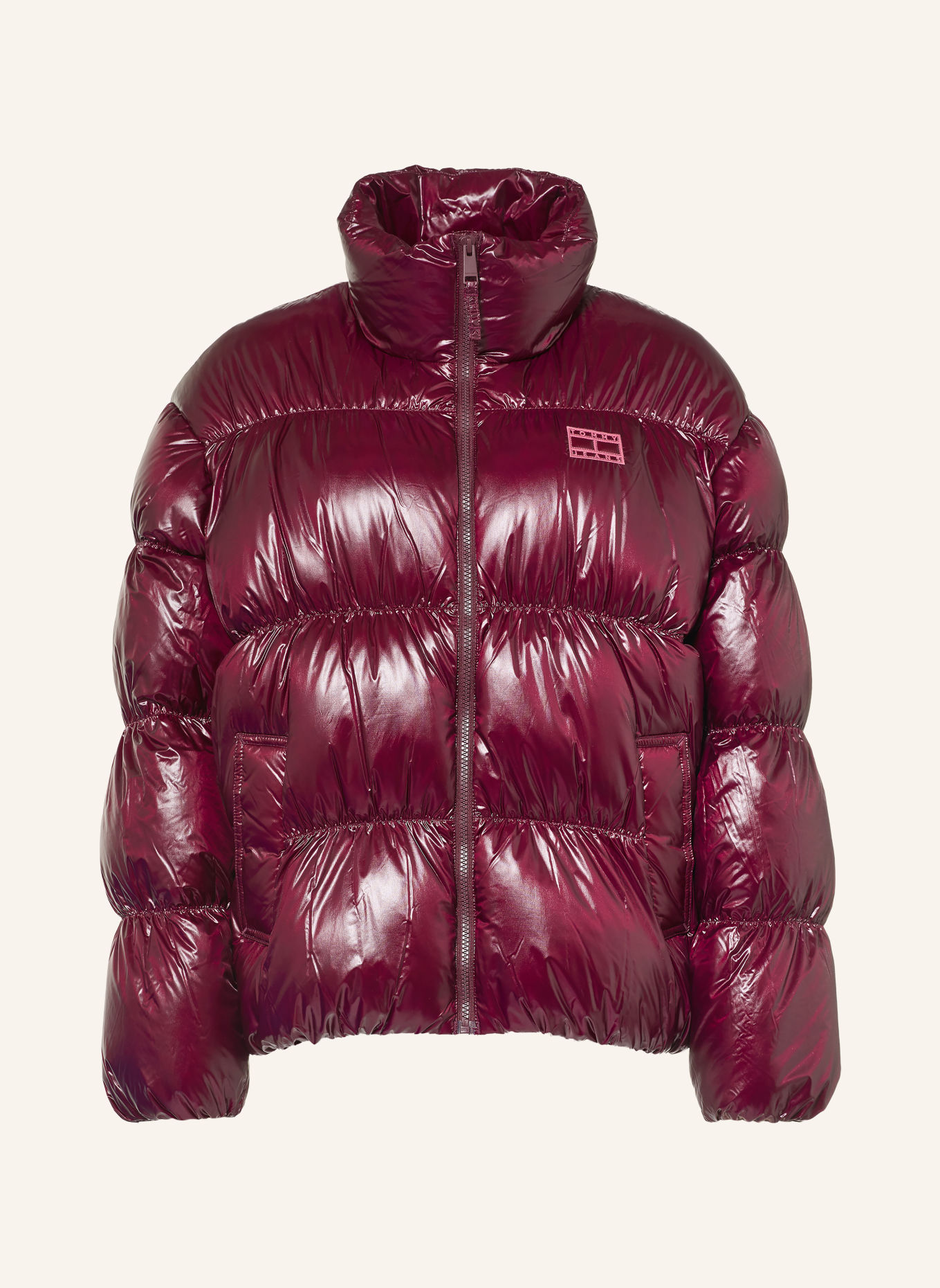 TOMMY JEANS Doudoune: ROUGE FONCÉ