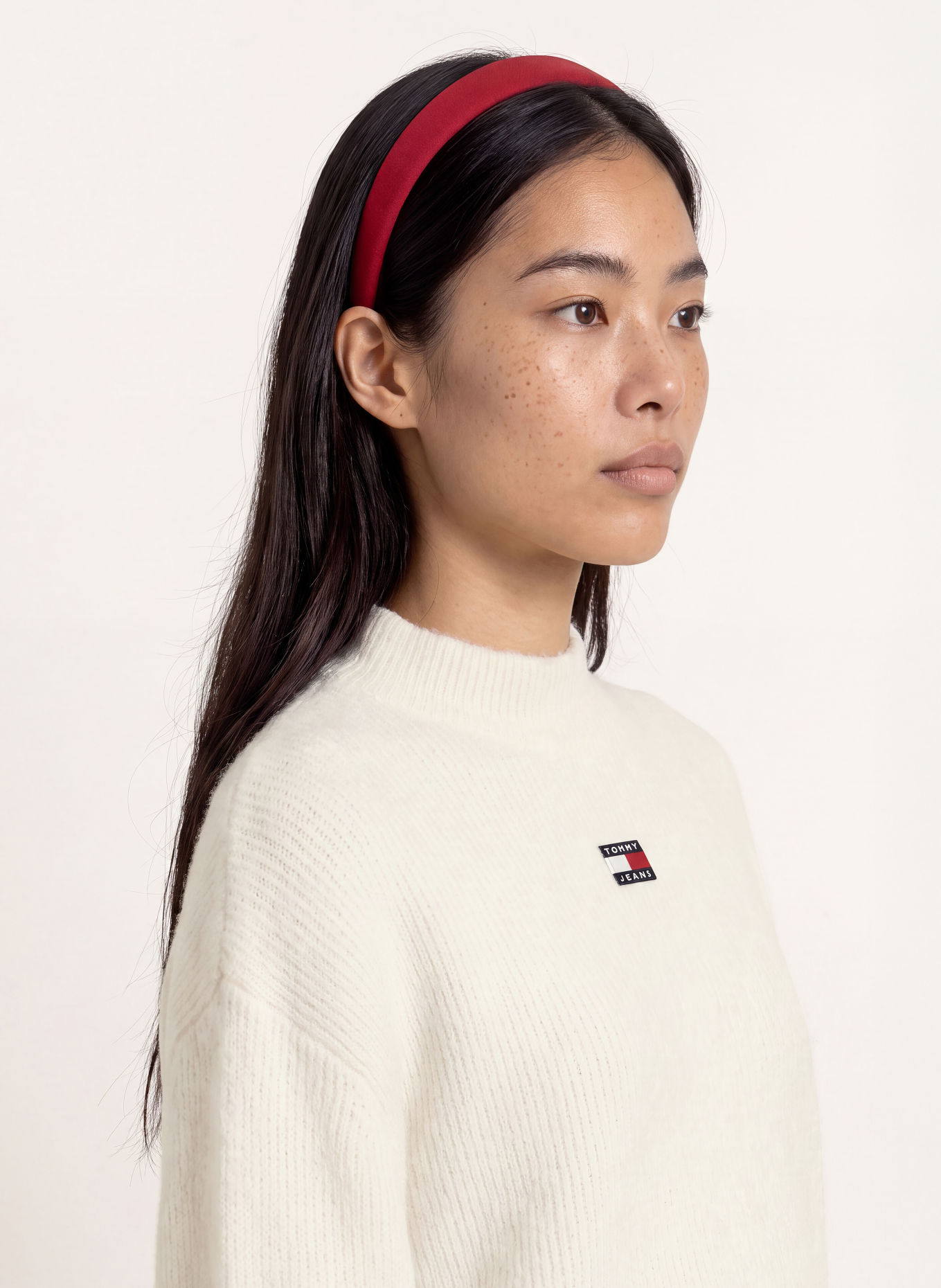 TOMMY JEANS Pullover: CREME