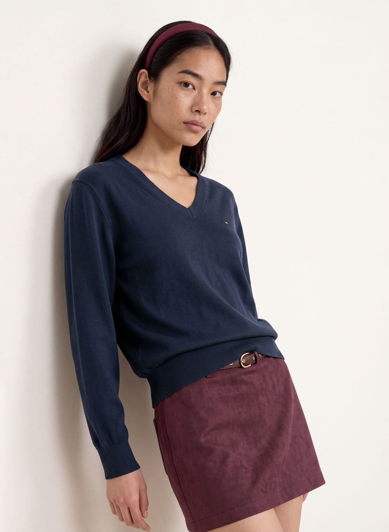 TOMMY JEANS Pull: BLEU FONCÉ