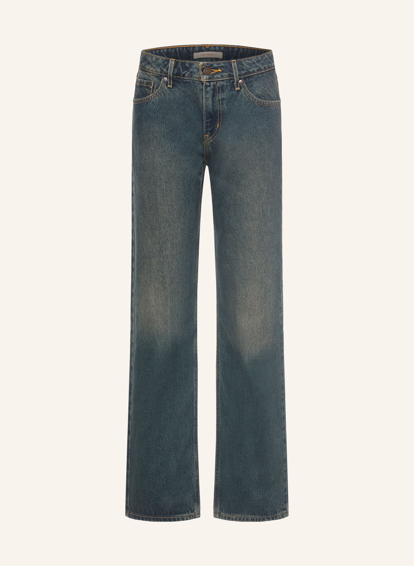 Levi's® Rovné džíny LOW STRAIGHT HAPPY TALE: 09 Med Indigo - Worn In
