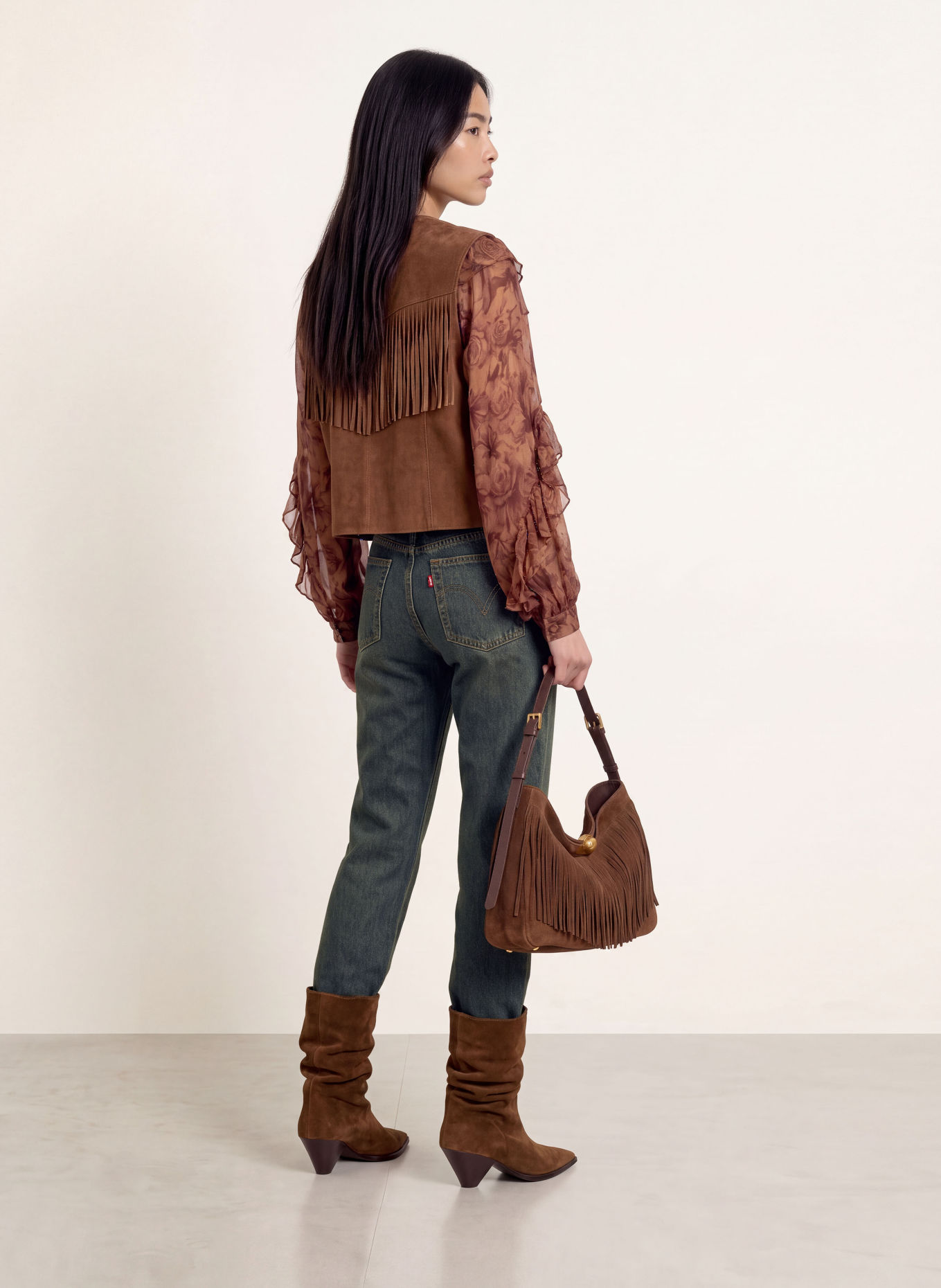 Levi's® Rovné džíny LOW STRAIGHT HAPPY TALE: 09 Med Indigo - Worn In